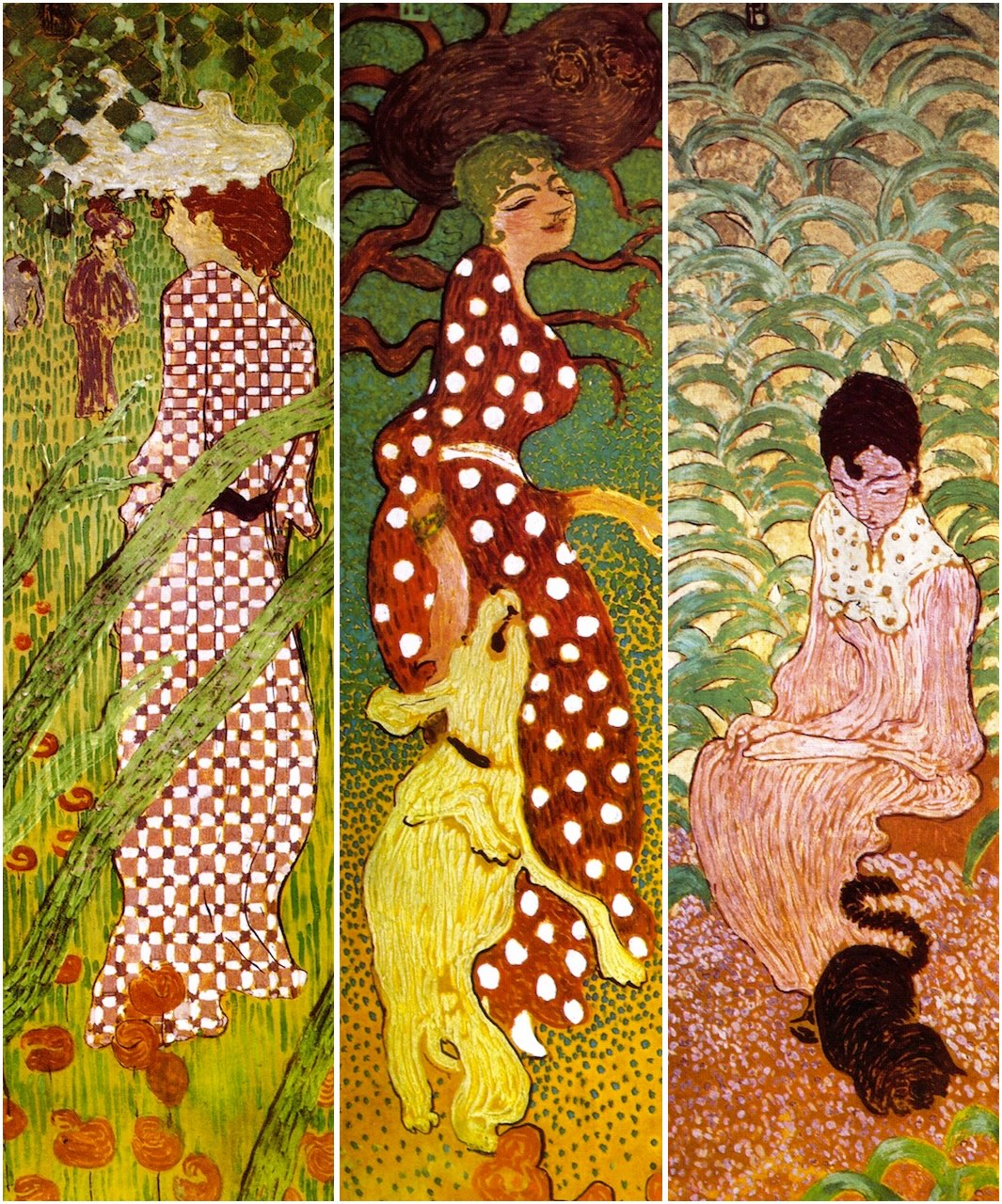 peinture sur bois, bonnard, Lalou Kraffe