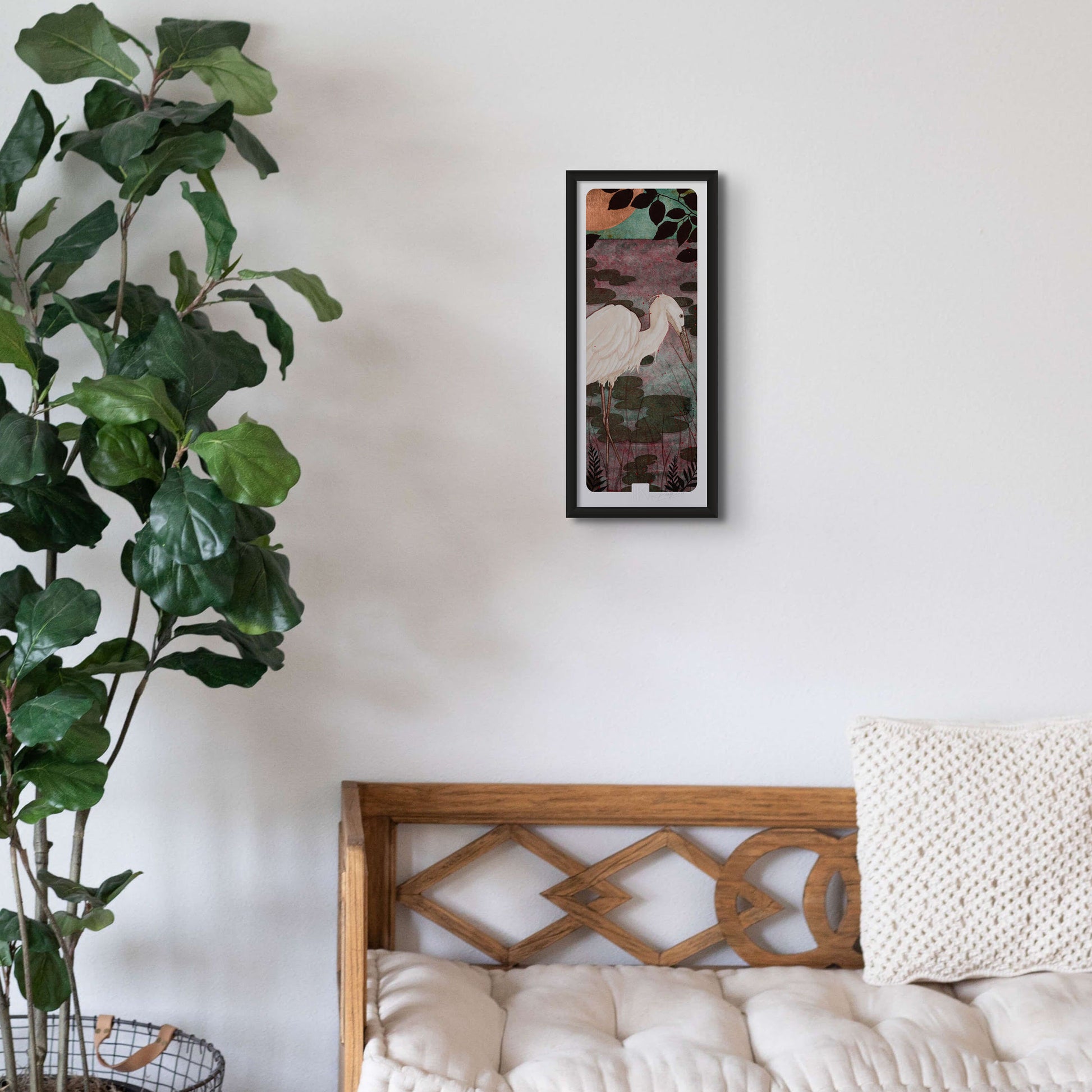 Aigrettes et nature, Galerie KLE, Lalou Kraffe, poésie, figuratif