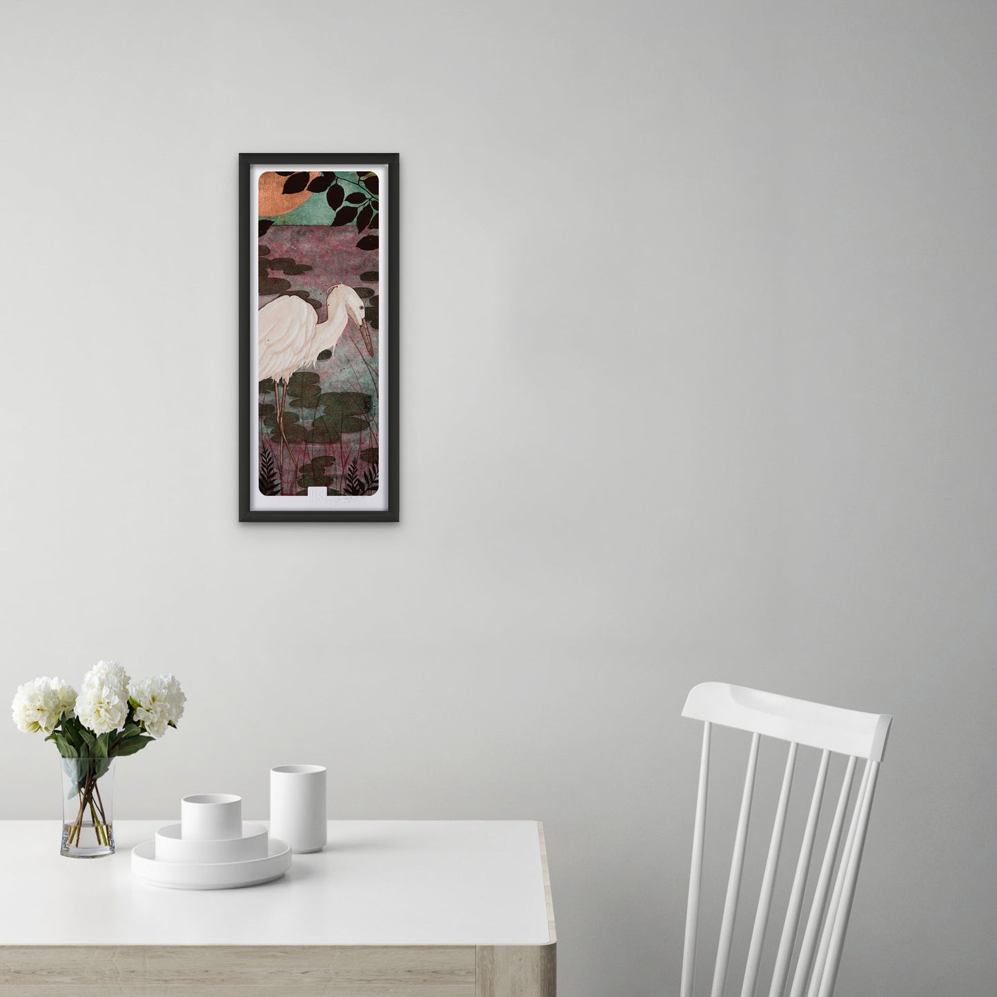 Aigrettes et nature, Galerie KLE, Lalou Kraffe, poésie, figuratif