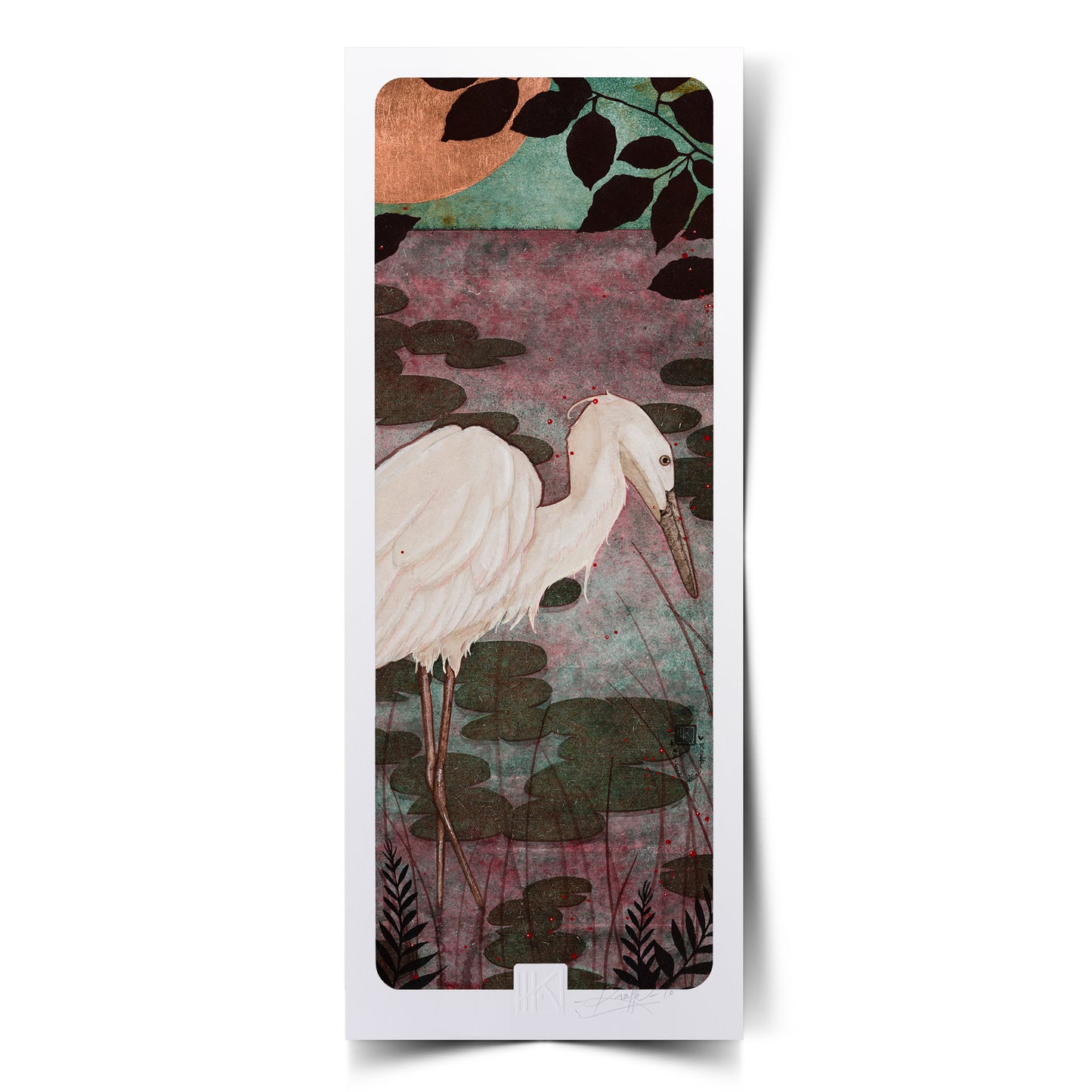 Aigrettes et nature, Galerie KLE, Lalou Kraffe, poésie, figuratif