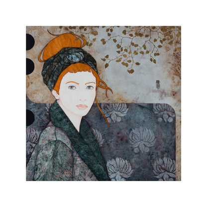 Matinière et rêveuse, tu profites du réveil des bourdons dans les feuilles de lierre pour gonfler ton coeur de douceur paisible...