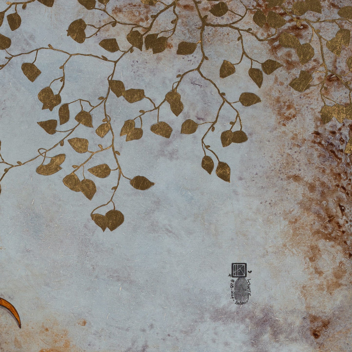 Matinière et rêveuse, tu profites du réveil des bourdons dans les feuilles de lierre pour gonfler ton coeur de douceur paisible...