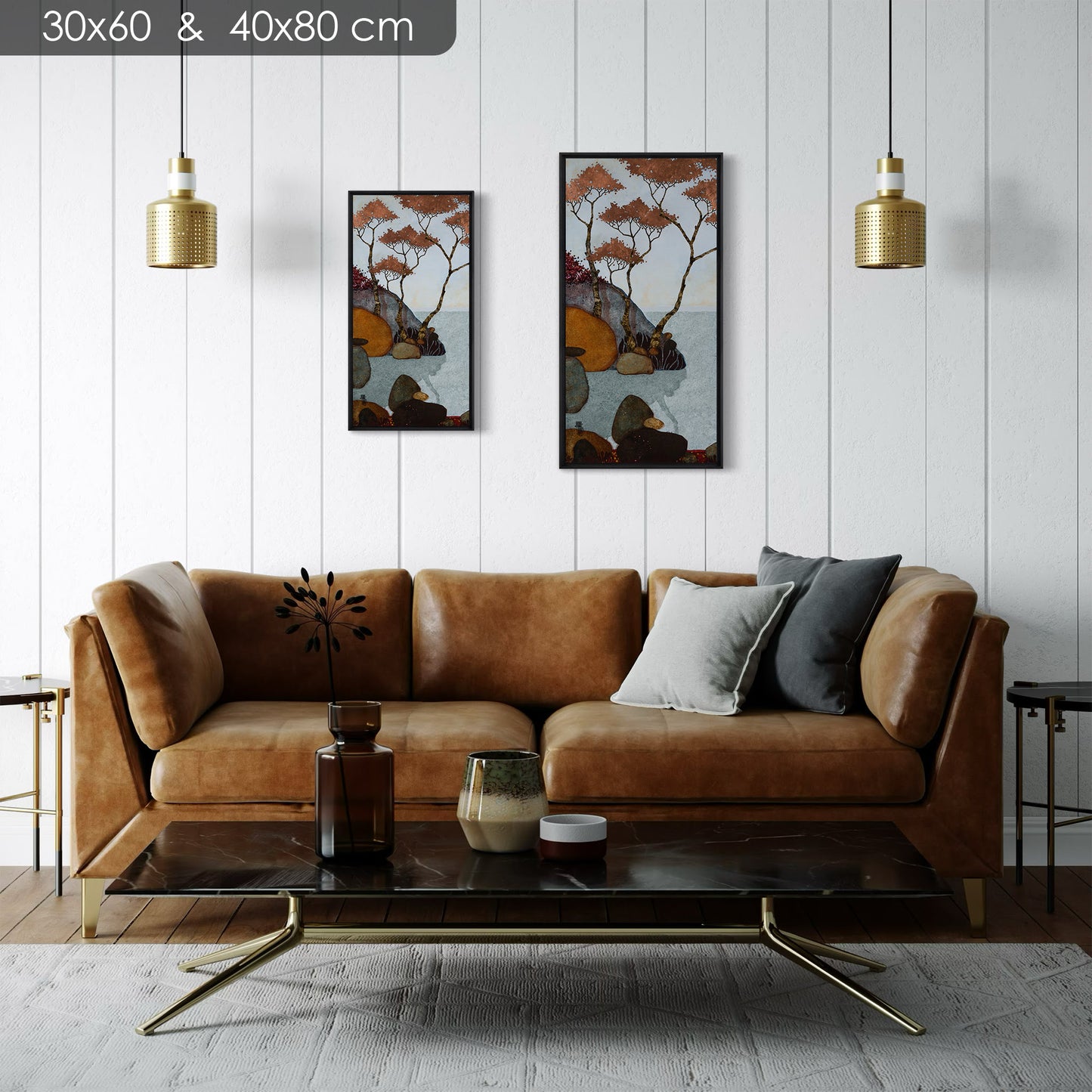 Paysage japonisant 08A 30*60 et 4*80