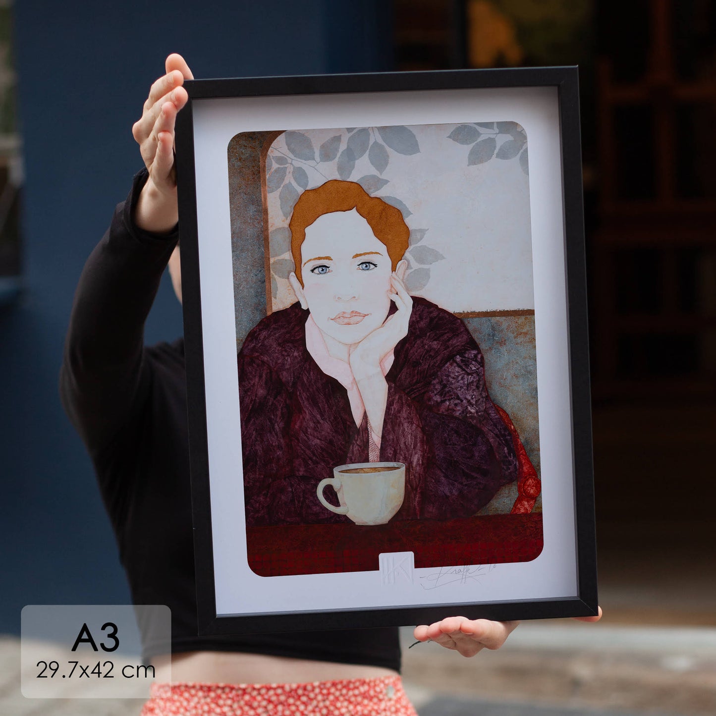 Portrait féminin poétique artiste féminine Normandie et Bretagne