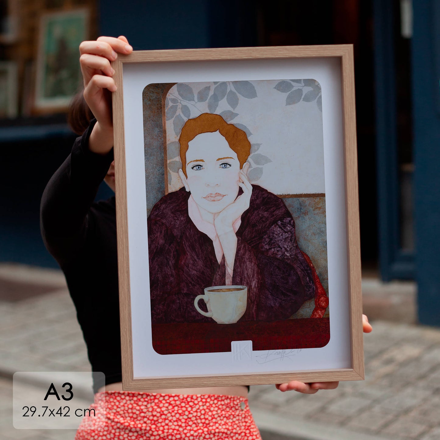 Portrait féminin poétique artiste féminine Normandie et Bretagne