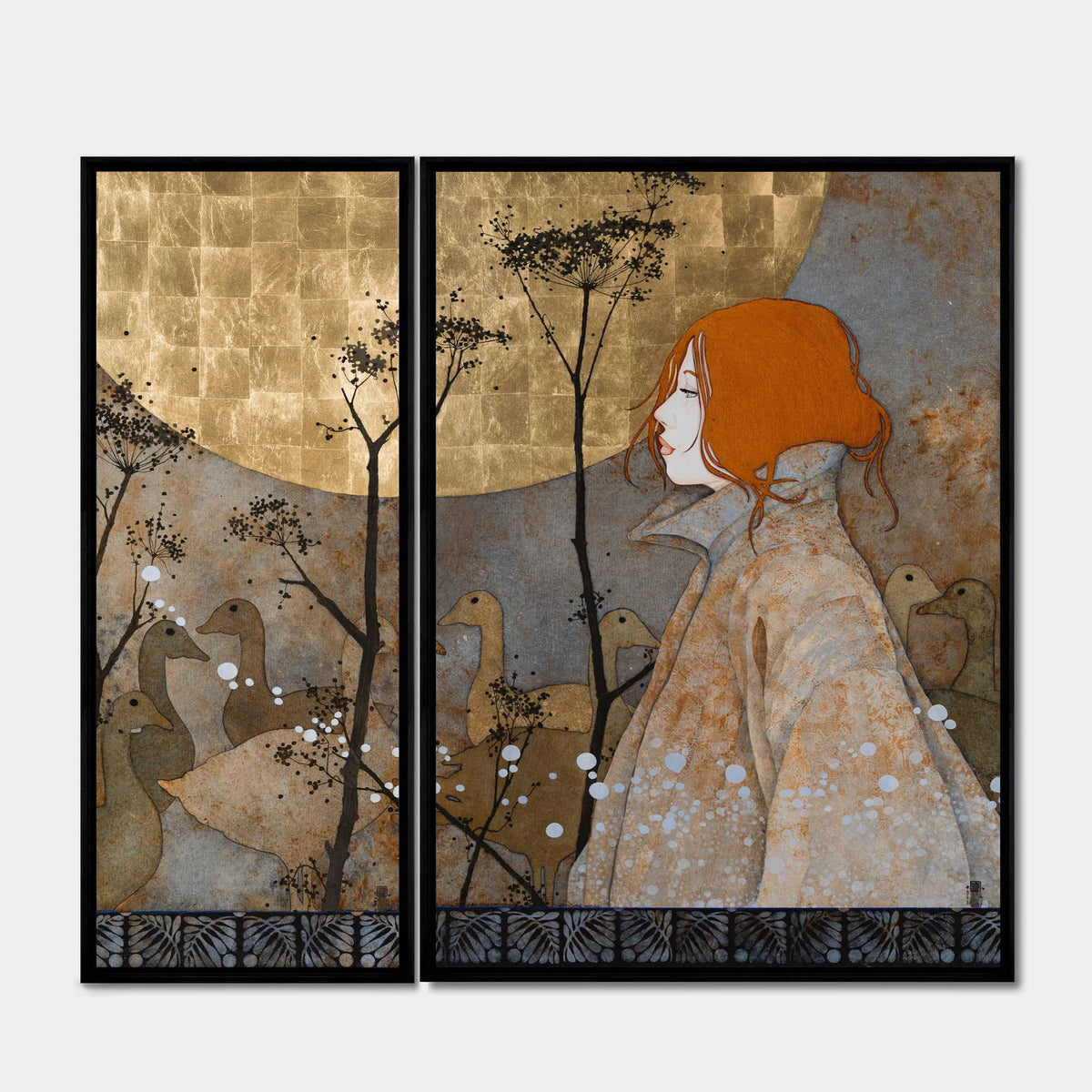 « Aux aurores, matinière, coutumière et solitaire, je glissais dehors à pas de louve… » — Lalou Kraffe
