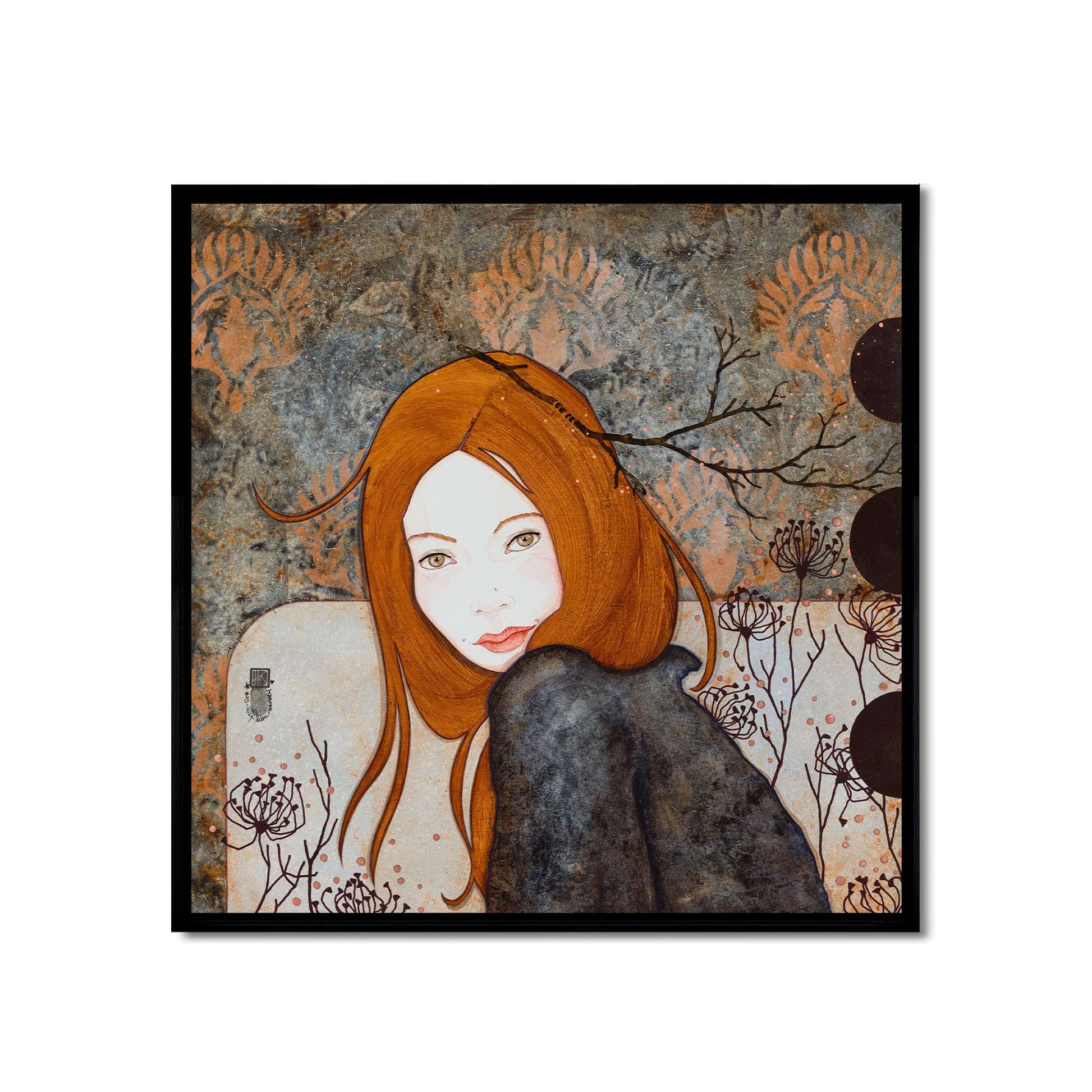 Charme, regard féminin, portrait de Lalou Kraffe, Auray, Pont-Aven et Honfleur, Galerie KLE