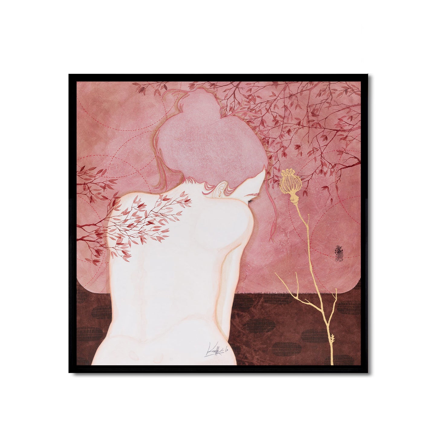 Délicatesse et féminité, portraits, luminosité, Lalou Kraffe, Normandie, Bretagne, Galerie KLE