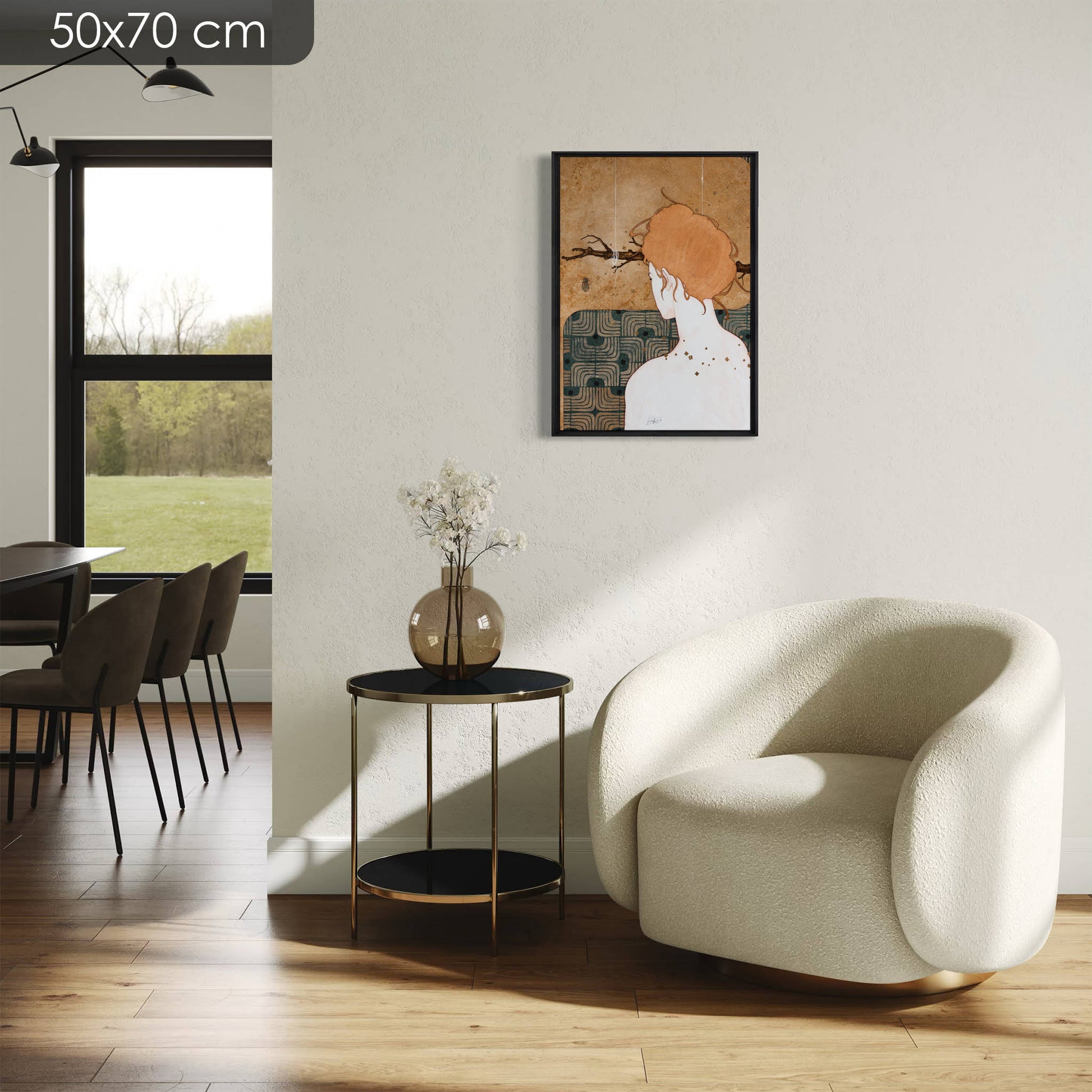 Dos, portraits féminins figuratifs et art décoratif, Bretagne et Normandie, artiste peintre femme