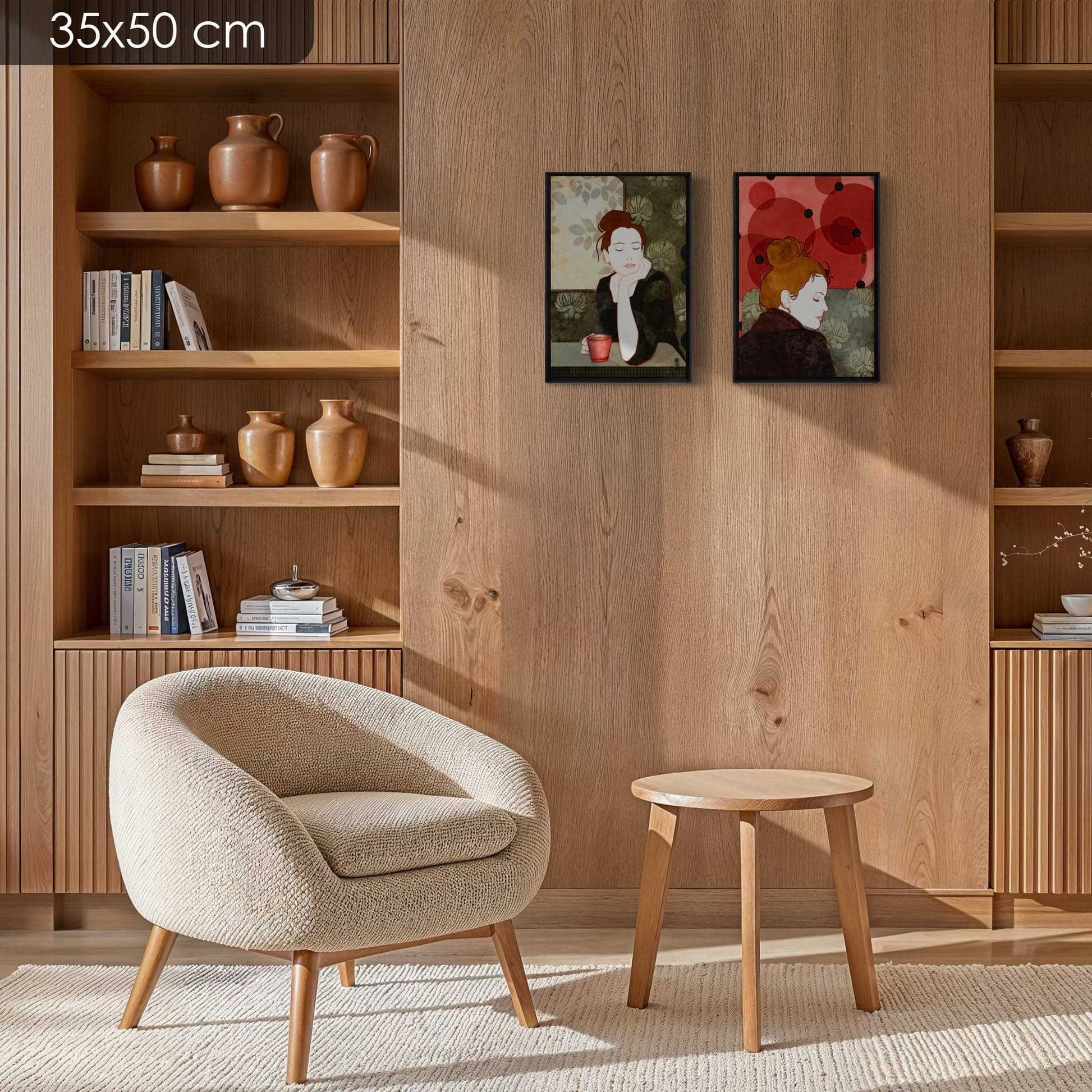 Douceur et apaisement, Lalou Kraffe, portrait féminin, Galerie KLE à Pont-Aven, Honfleur et Auray