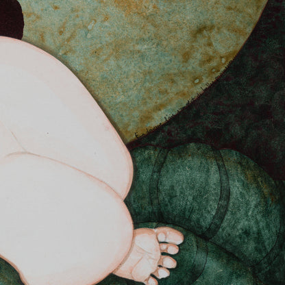 Douceur, Sensualité, Portrait, Figuratif, Femme, Peinture Originale, Lalou Kraffe, Galerie KLE, Pont-Aven, Honfleur, Auray