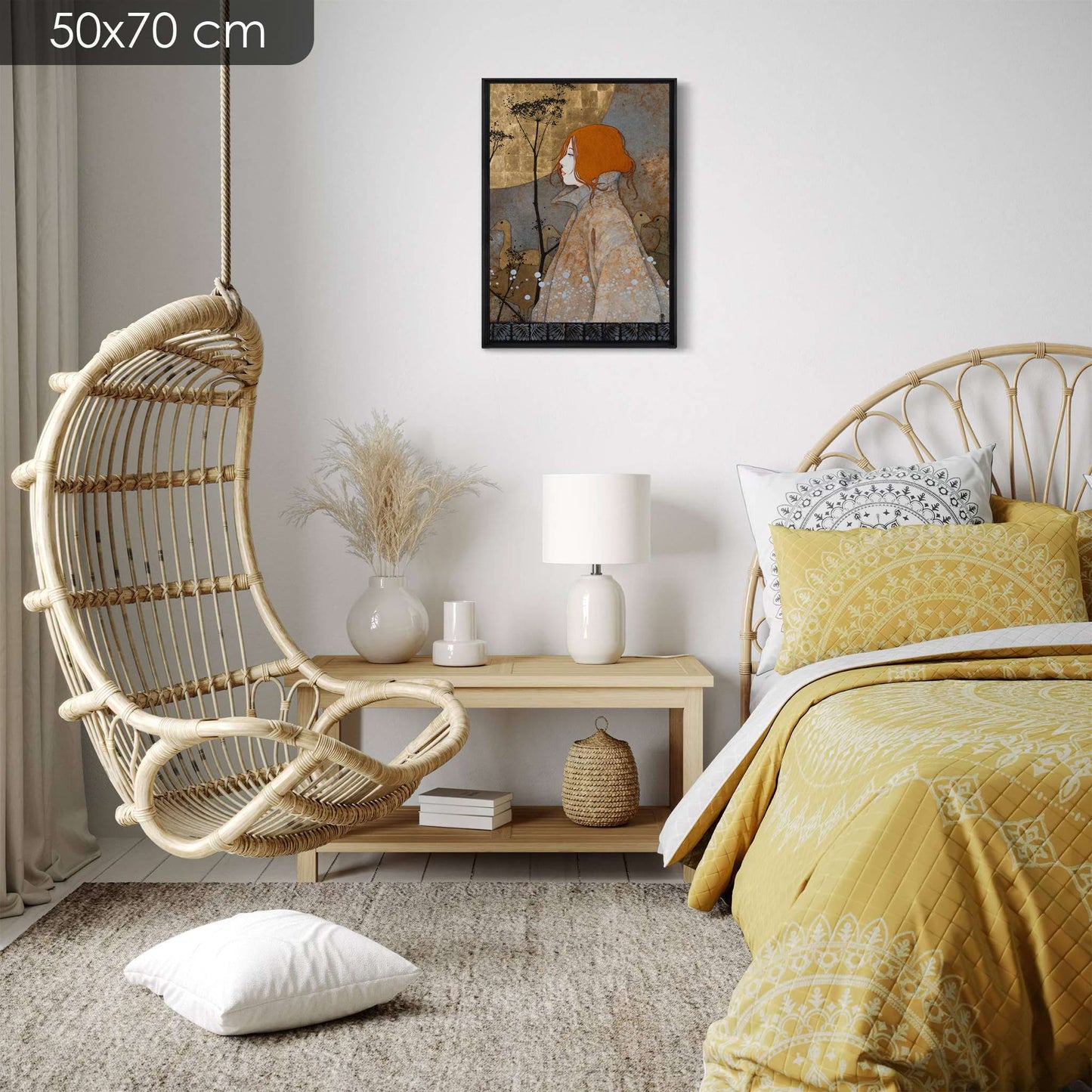 Doux portrait féminin, poésie d’une artiste peintre moderne, art déco, art nouveau, Bretagne et Normandie