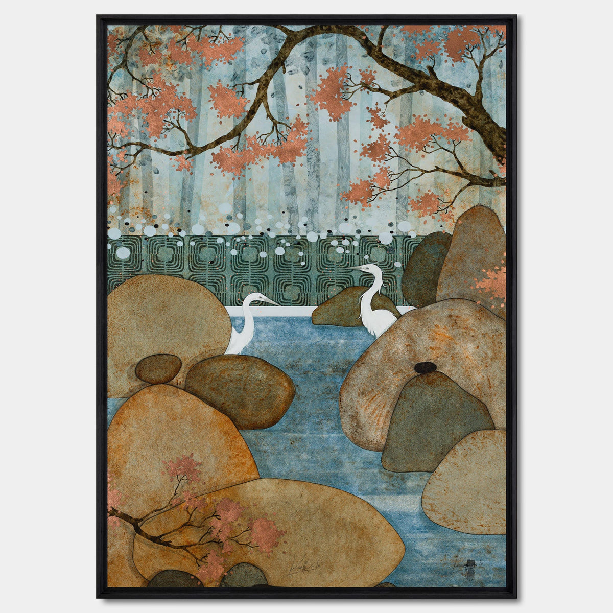 Japonisme, Paysage Japonisant, Nature, Poésie, Sérénité, Figuratisme, Arts décoratifs, Bretagne, Normandie