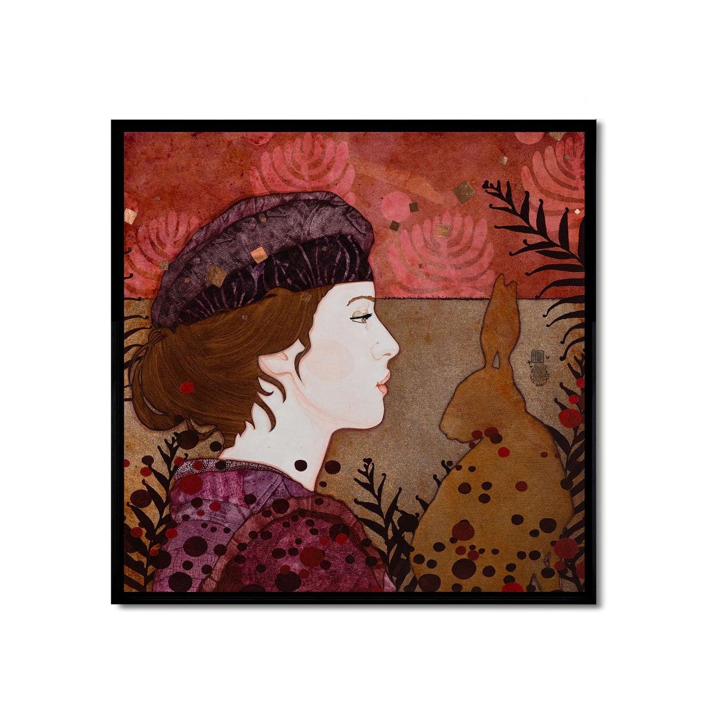 Élégance, portrait féminin, force, moderne, Galerie KLE, Lalou Kraffe, Honfleur, Mont-Aven, Auray