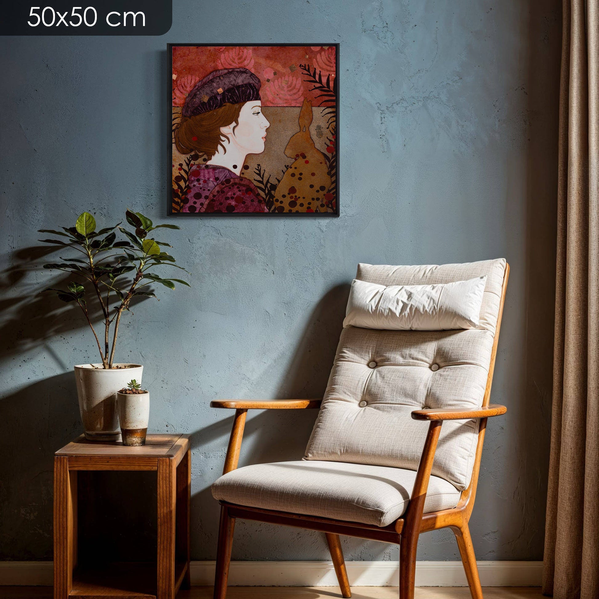 Élégance, portrait féminin, force, moderne, Galerie KLE, Lalou Kraffe, Honfleur, Mont-Aven, Auray