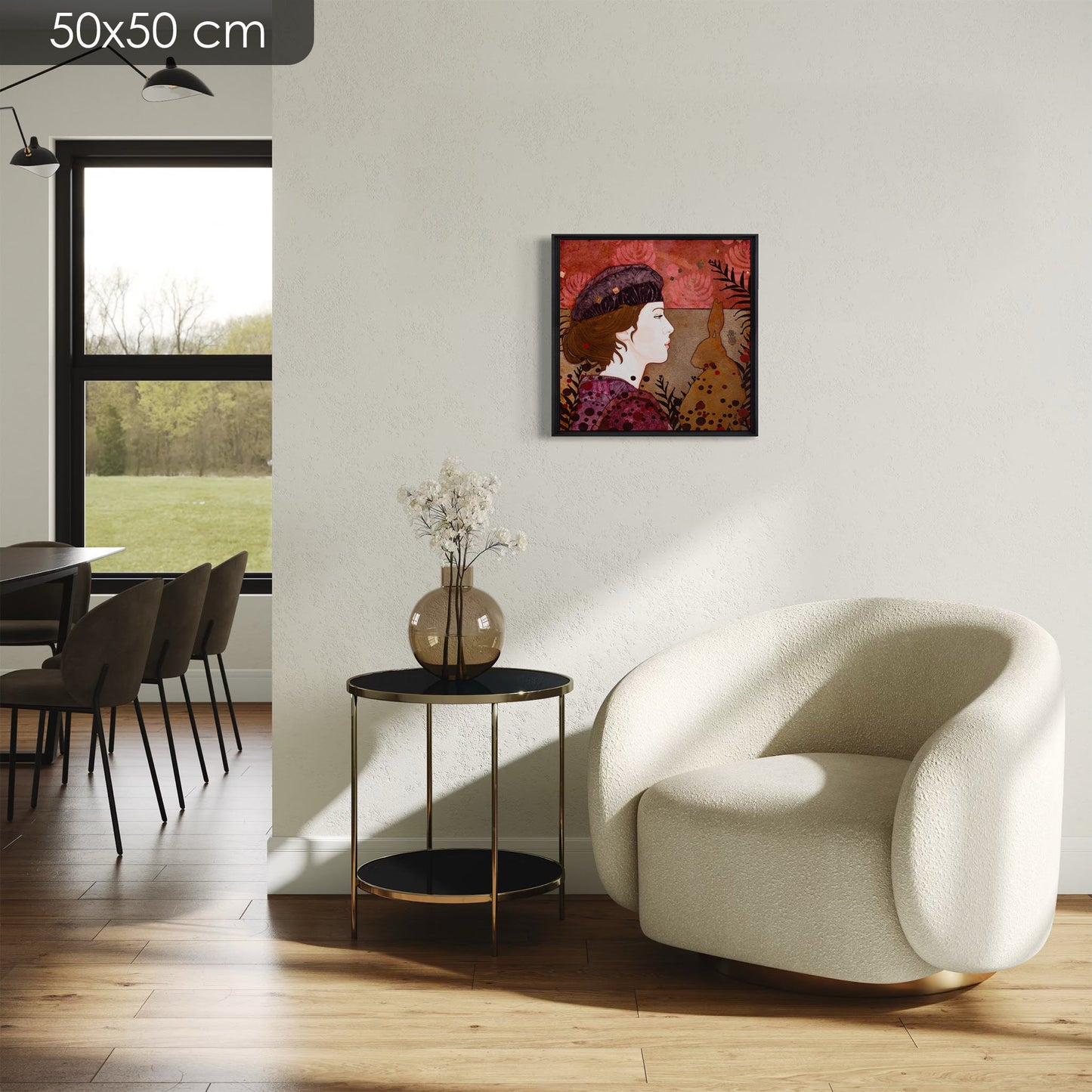 Élégance, portrait féminin, force, moderne, Galerie KLE, Lalou Kraffe, Honfleur, Mont-Aven, Auray