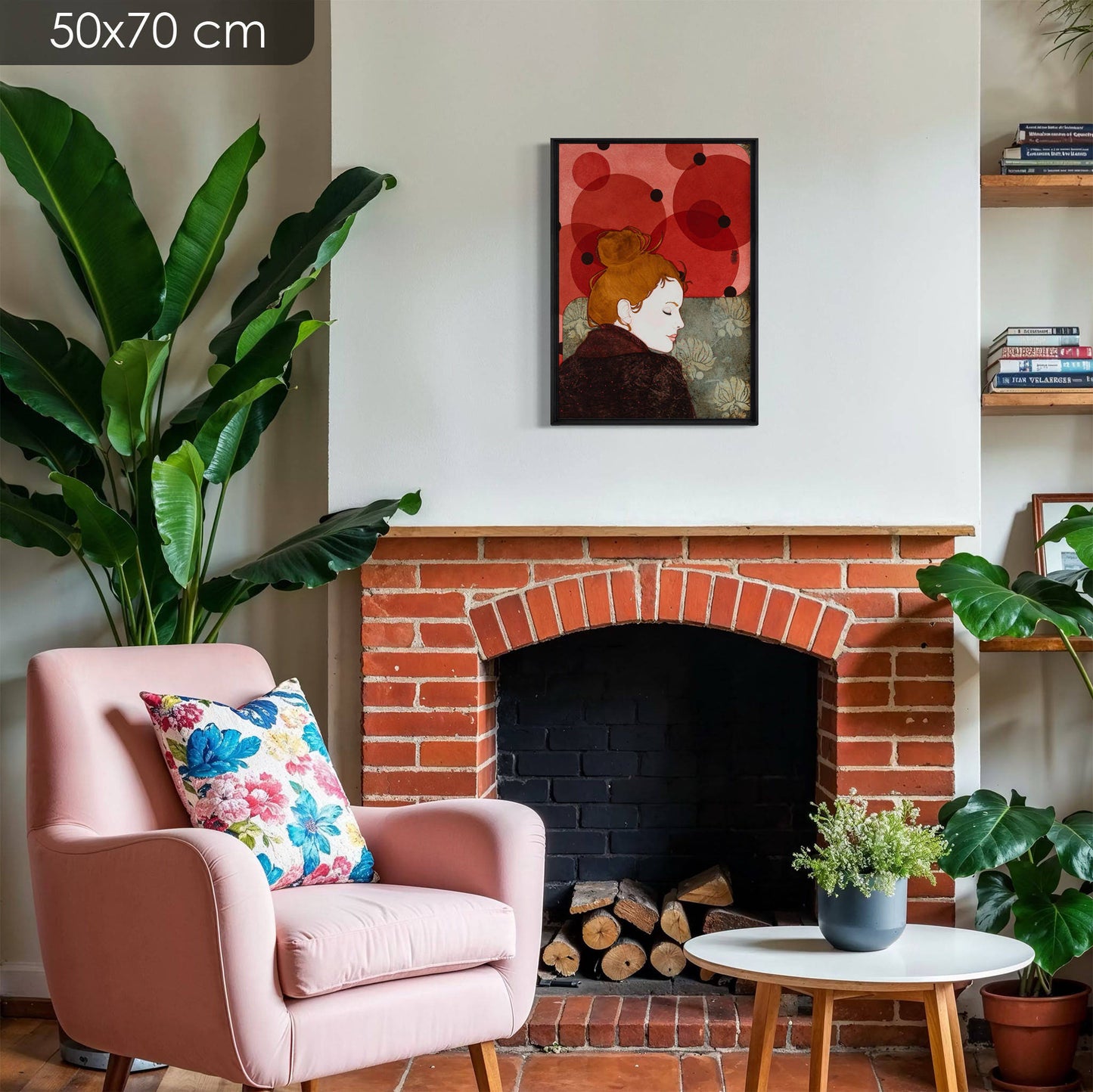 Élégant portrait féminin, coquetterie, de Lalou Kraffe à Galerie KLE, Normandie, Bretagne