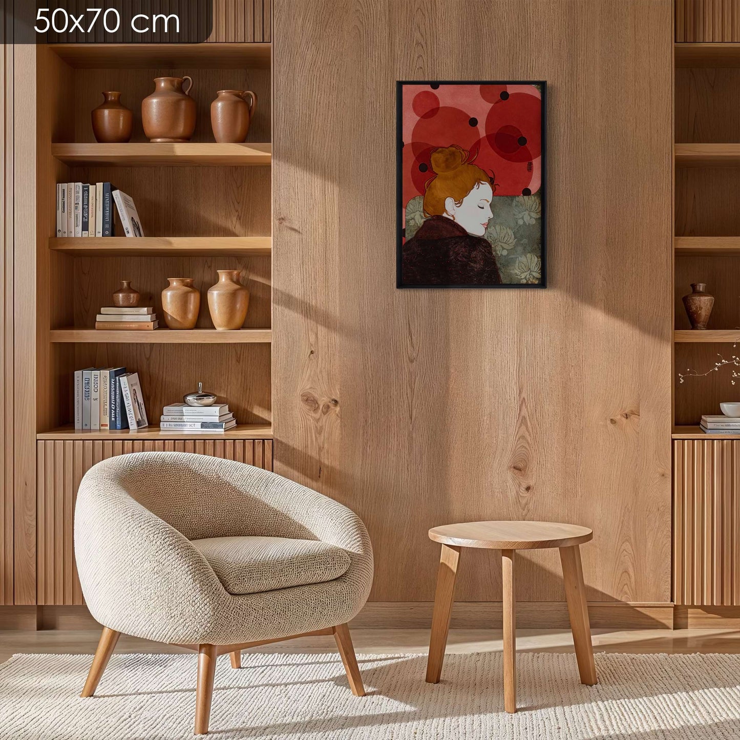 Élégant portrait féminin, coquetterie, de Lalou Kraffe à Galerie KLE, Normandie, Bretagne