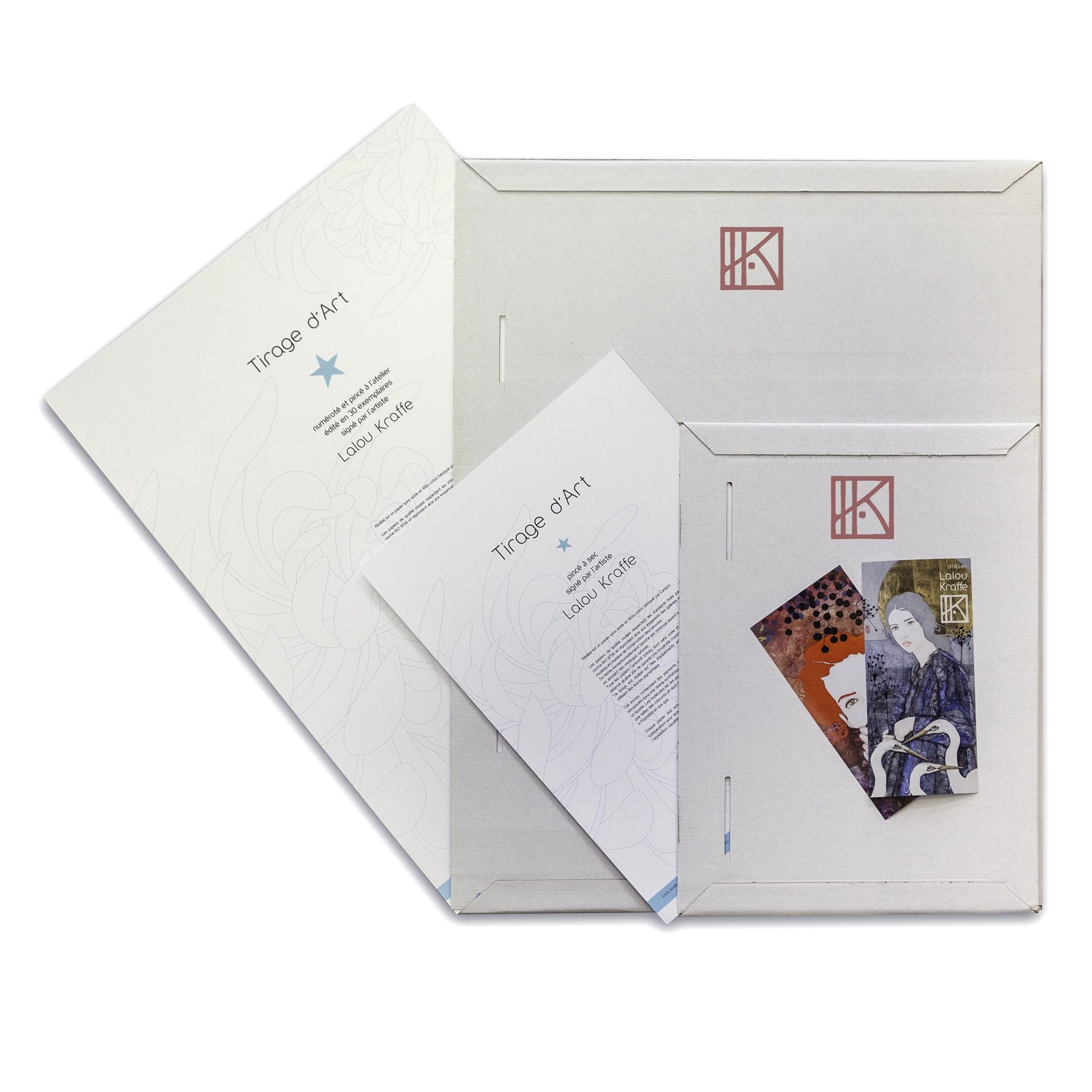 Portrait féminin Tirage d’art Lalou Kraffe Auray Pont Aven Honfleur 