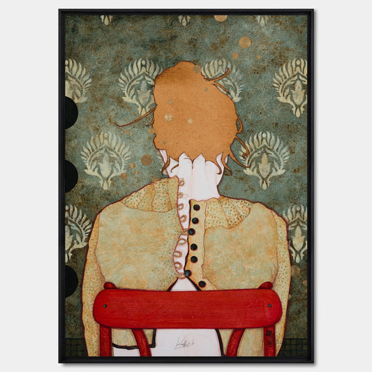 Douceur, poésie et délicatesse, portrait féminin de Lalou Kraffe à la Galerie KLE, Normandie et Bretagne