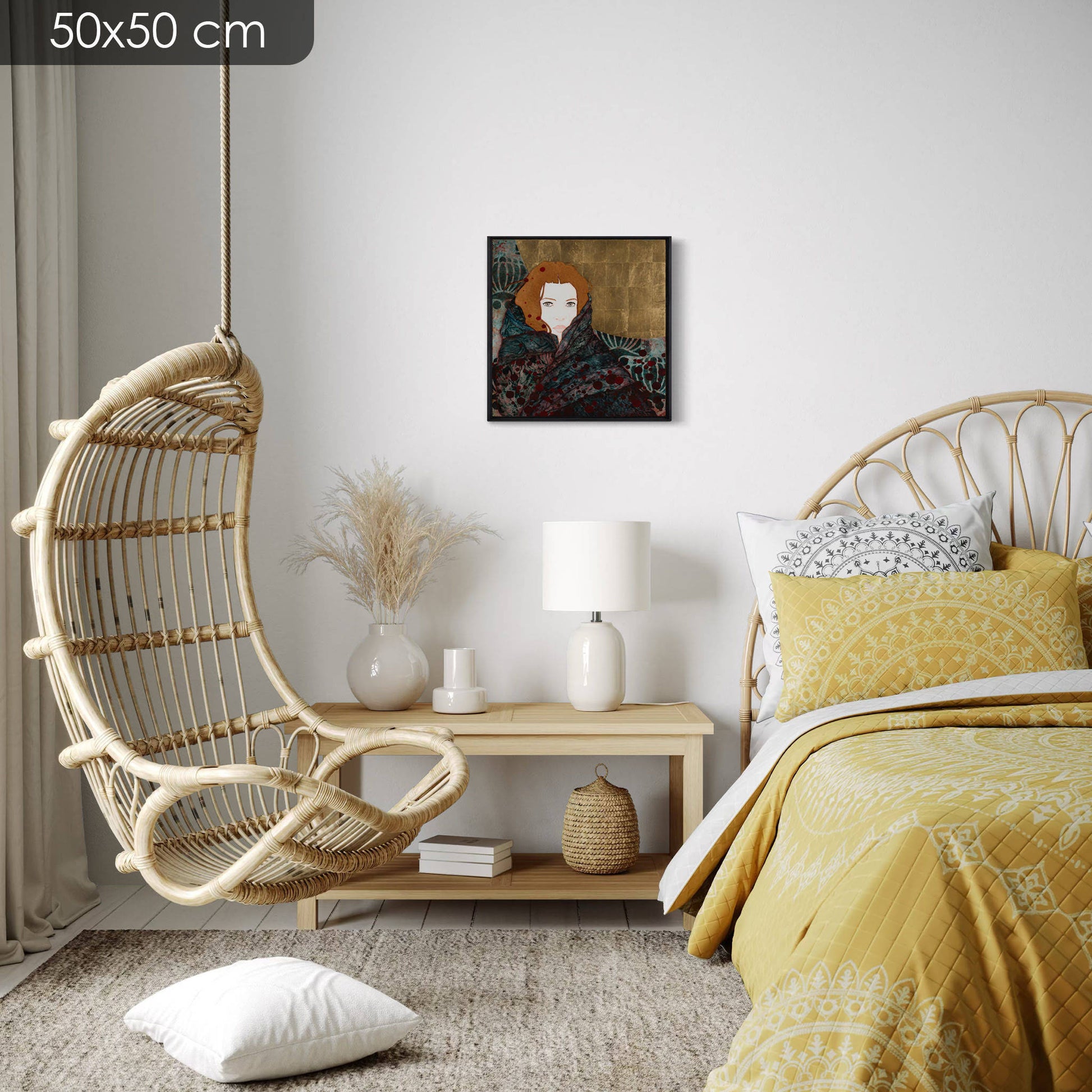 Féminin, délicatesse, portraits de Lalou Kraffe, raffinement, Galerie KLE en Normandie et Bretagne