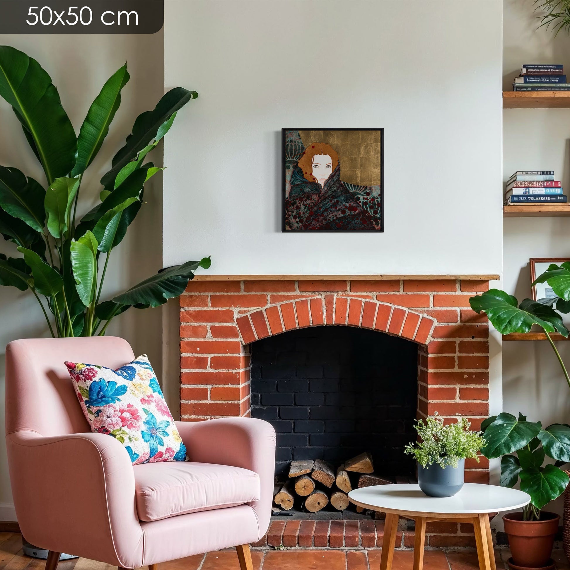 Féminin, délicatesse, portraits de Lalou Kraffe, raffinement, Galerie KLE en Normandie et Bretagne