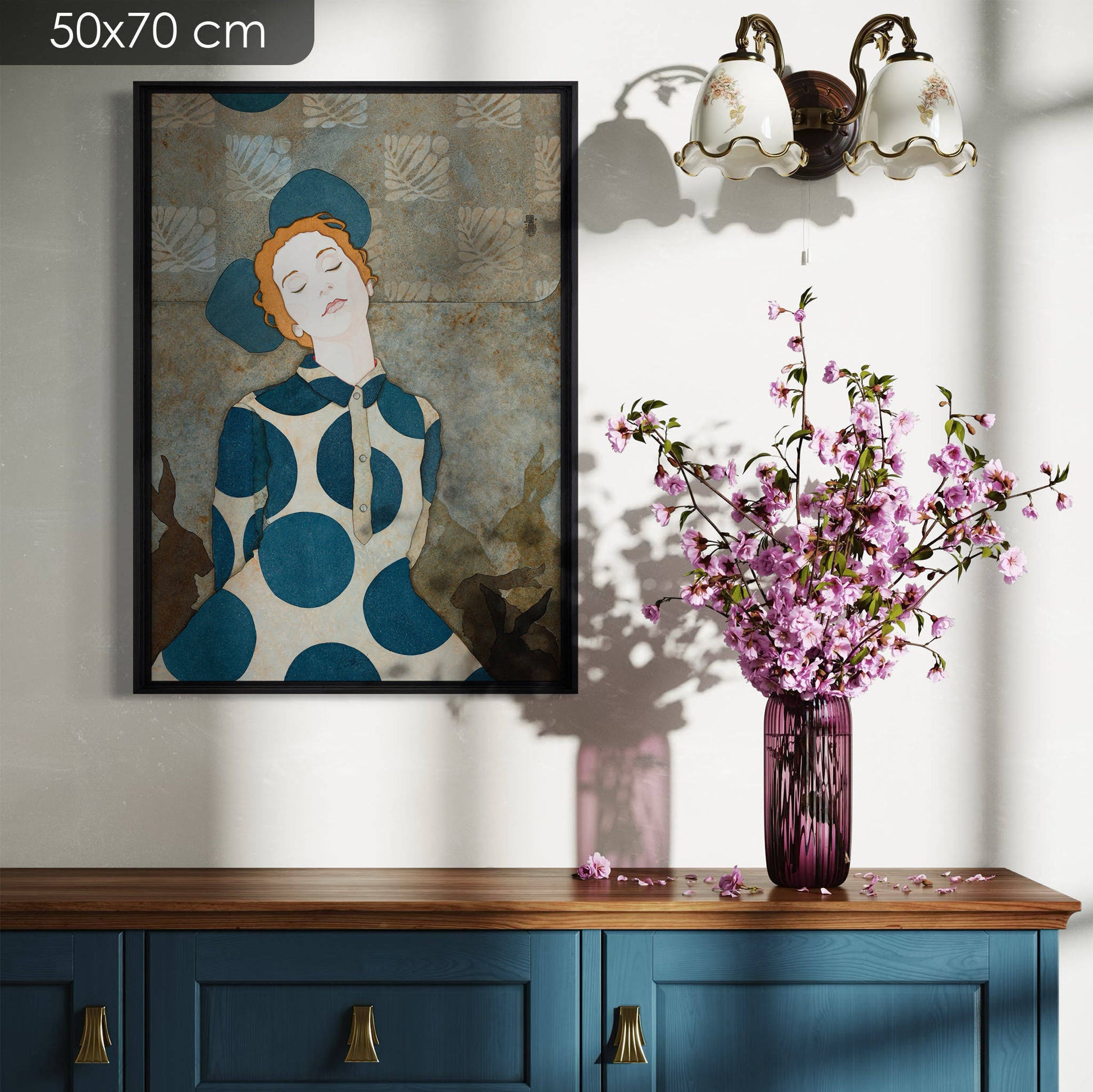 Féminité et élégance de la femme, portrait, rêveries à la Galerie KLE de Lalou Kraffe, Bretagne et Normandie