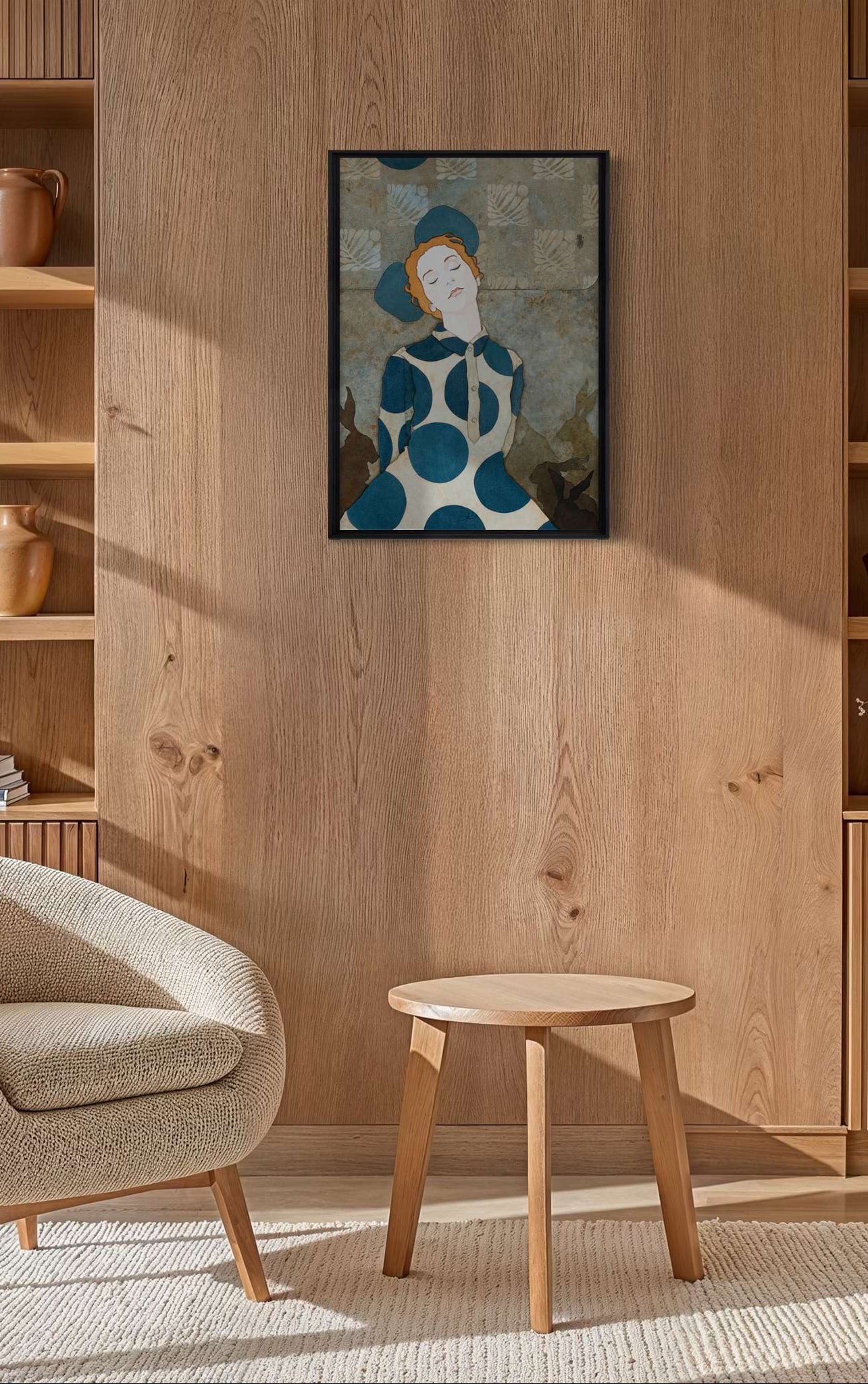 Féminité et élégance de la femme, portrait, rêveries à la Galerie KLE de Lalou Kraffe, Bretagne et Normandie