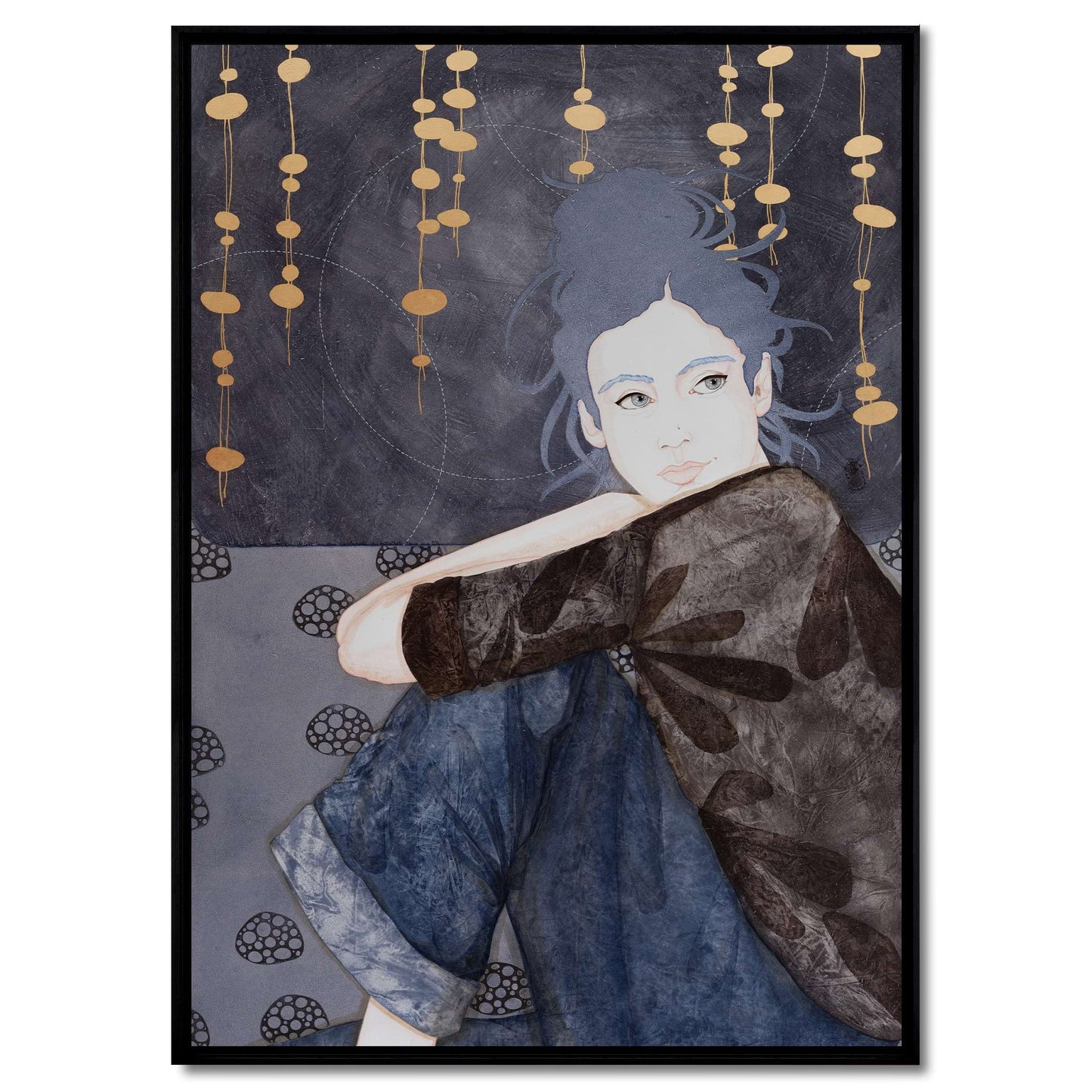 Féminité, portraits, tendresse et vulnérabilité de Lalou Kraffe à Galerie KLE en Normandie, Bretagne