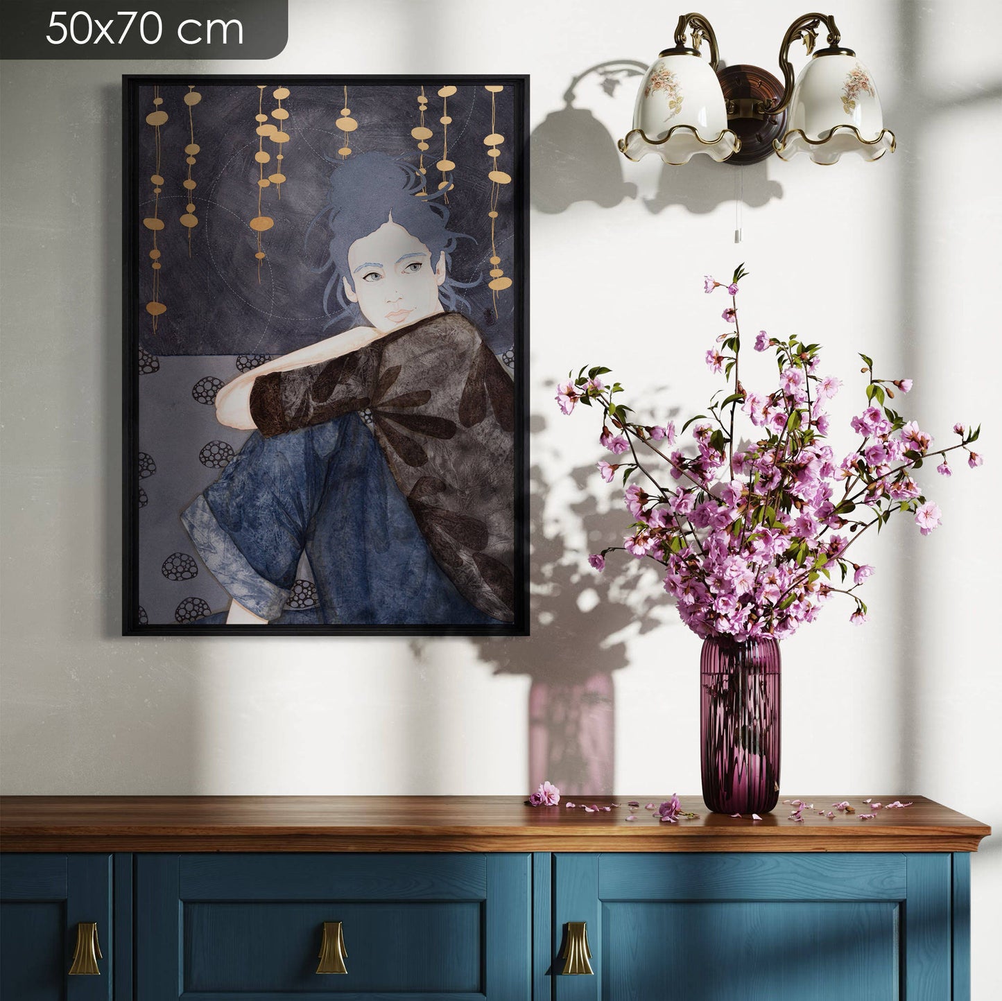 Féminité, portraits, tendresse et vulnérabilité de Lalou Kraffe à Galerie KLE en Normandie, Bretagne