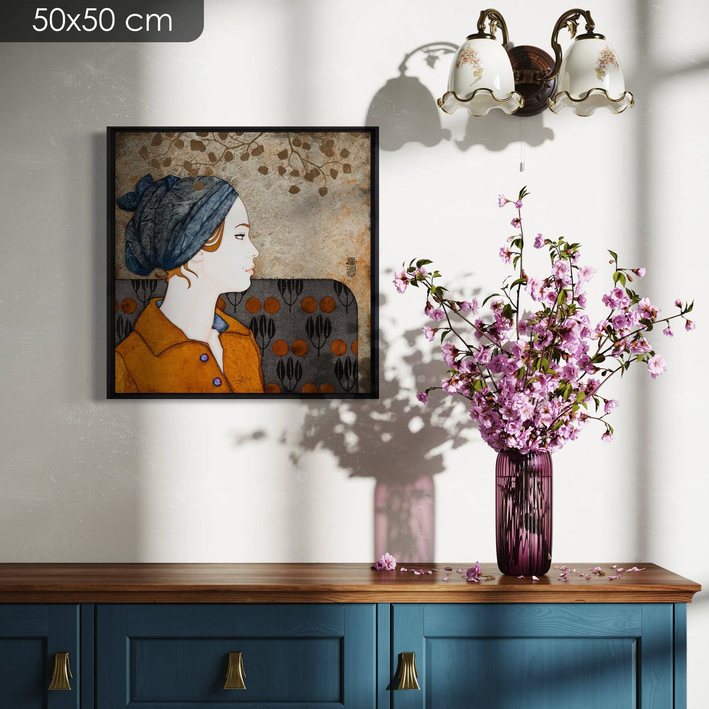 Femme, portrait délicat, expression, Lalou Kraffe, galerie, Normandie et Bretagne