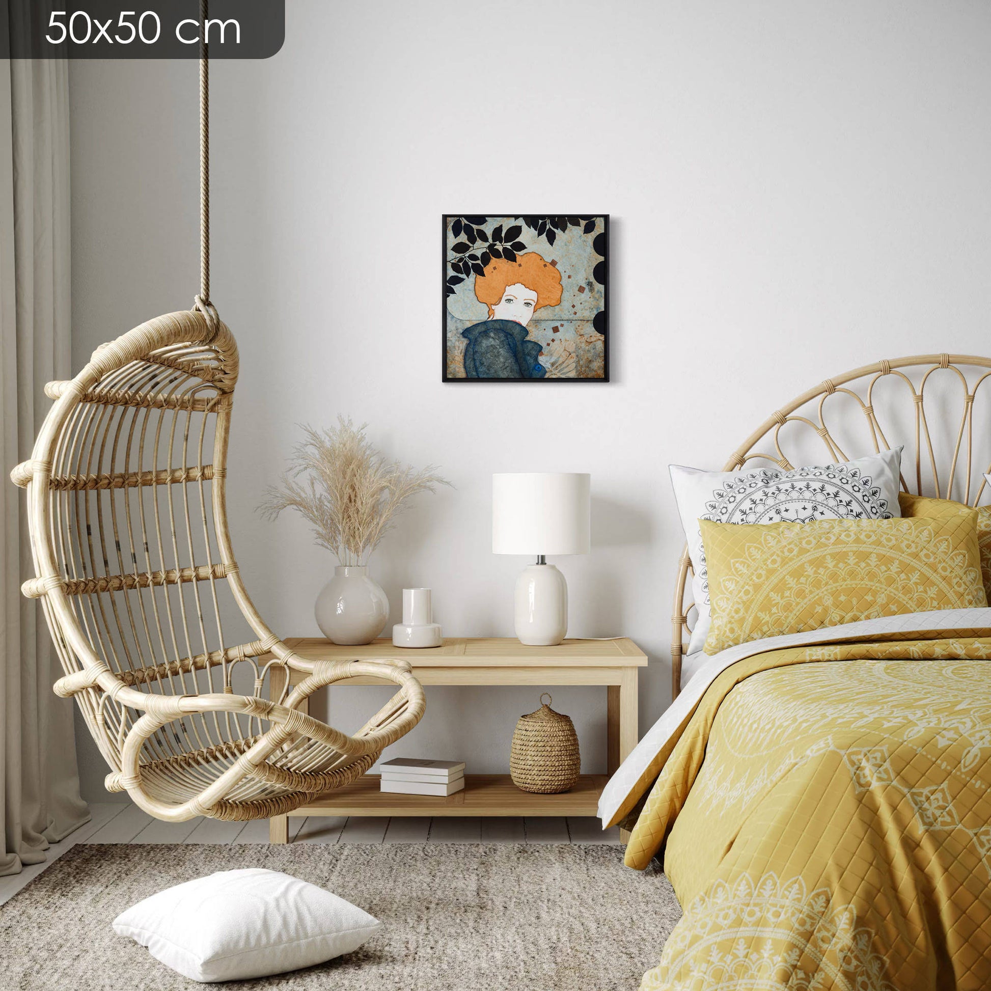 Figuratif, portrait de femme, expression moderne, Galerie KLE, Lalou Kraffe en Bretagne et Normandie