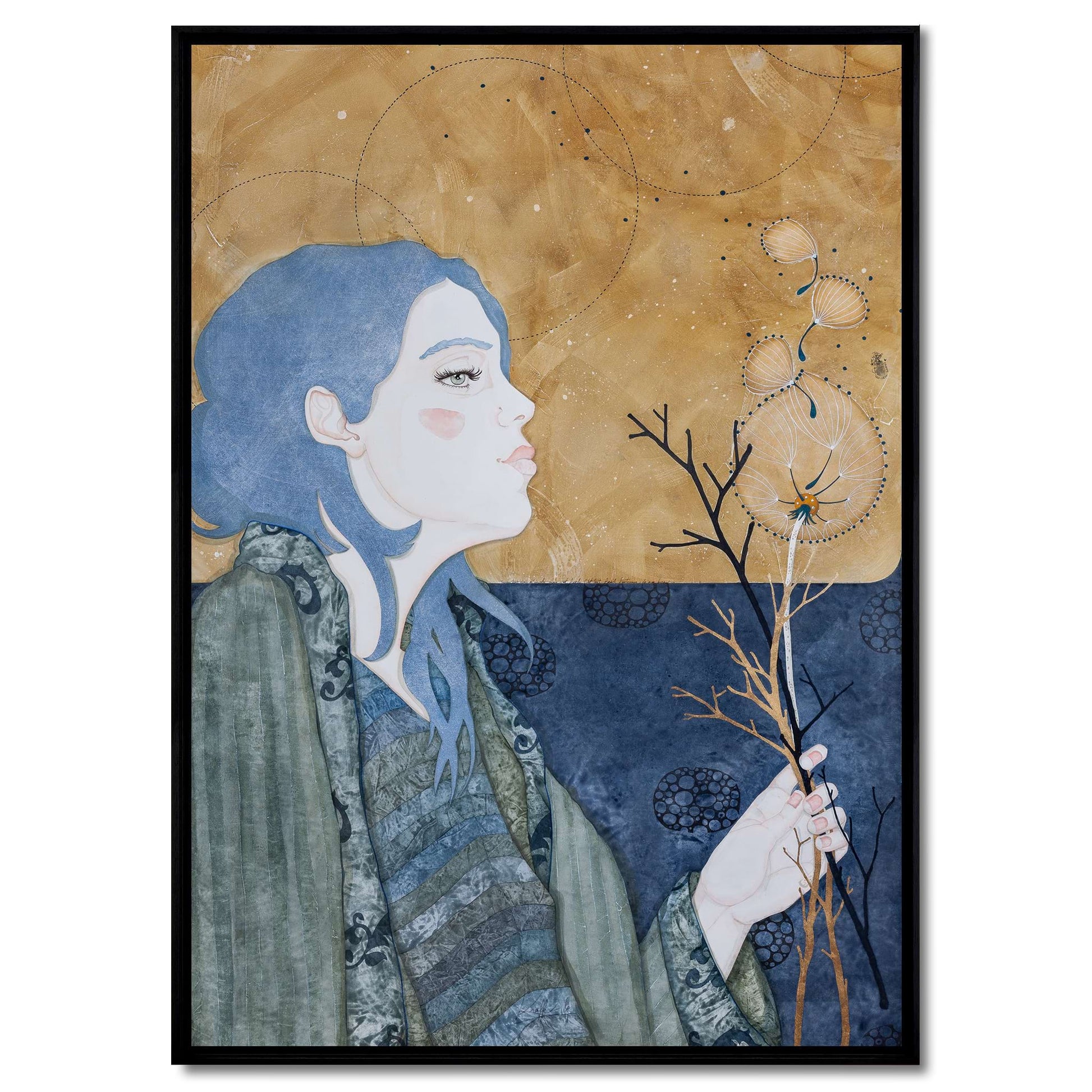 Galerie KLE, Art Deco, Lalou Kraffe, portraits féminins et poésie à Honfleur, Pont-Aven, Auray