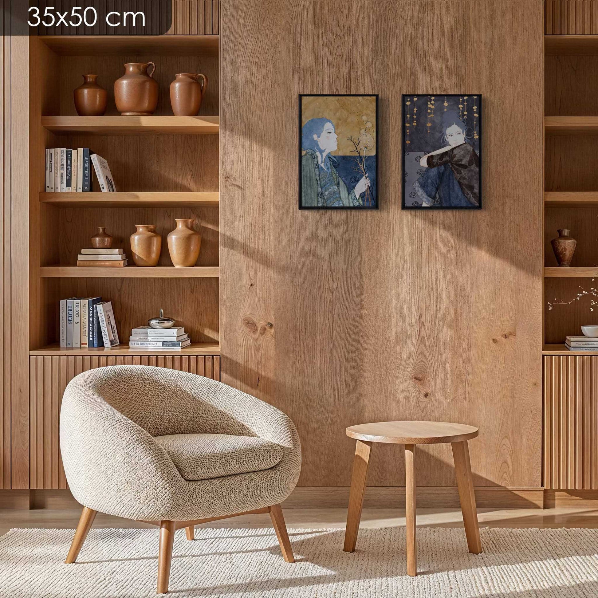 Galerie KLE, Art déco, Lalou Kraffe, portraits féminins, poésie, Honfleur, Pont-Aven et Auray