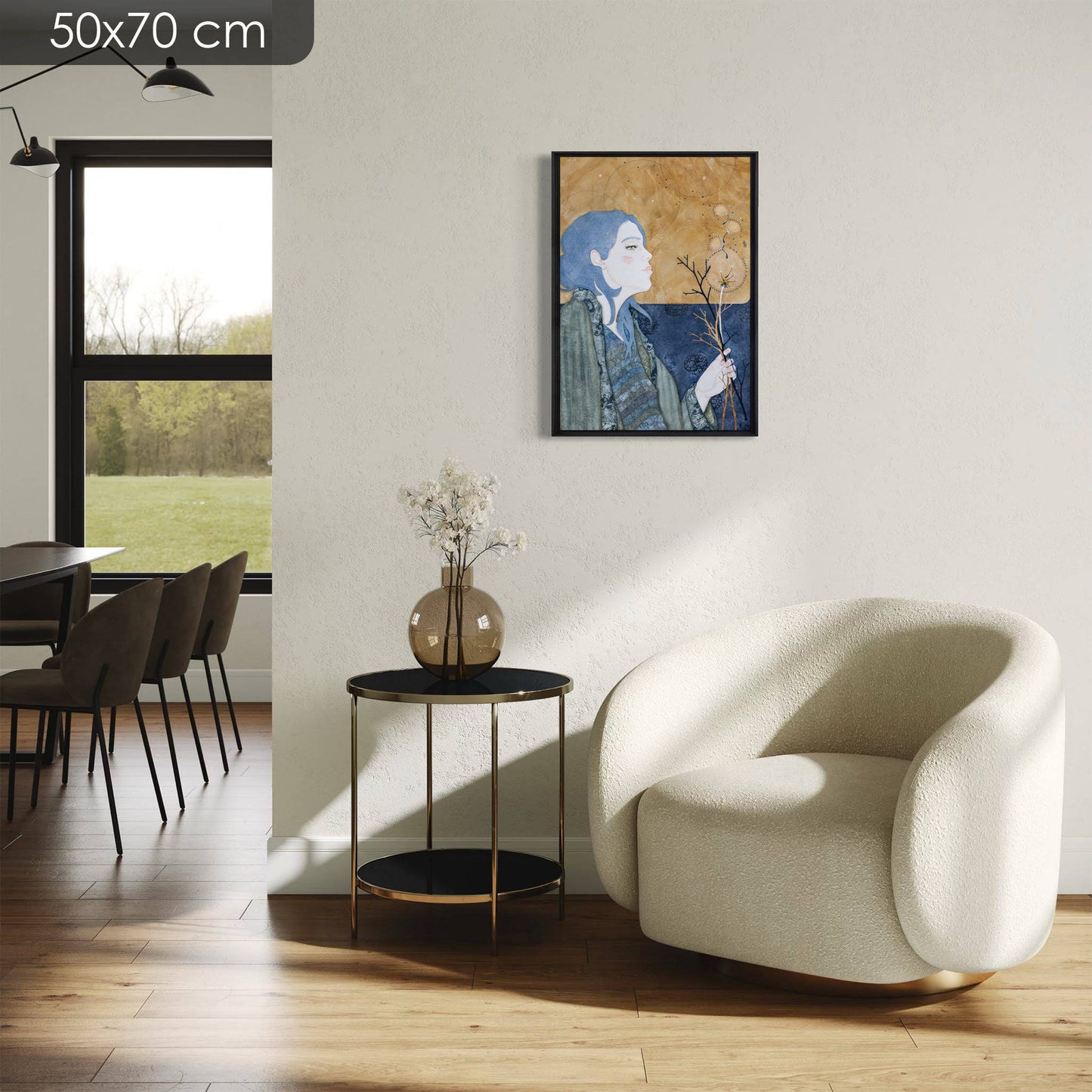 Galerie KLE, Art Deco, Lalou Kraffe, portraits féminins et poésie à Honfleur, Pont-Aven, Auray