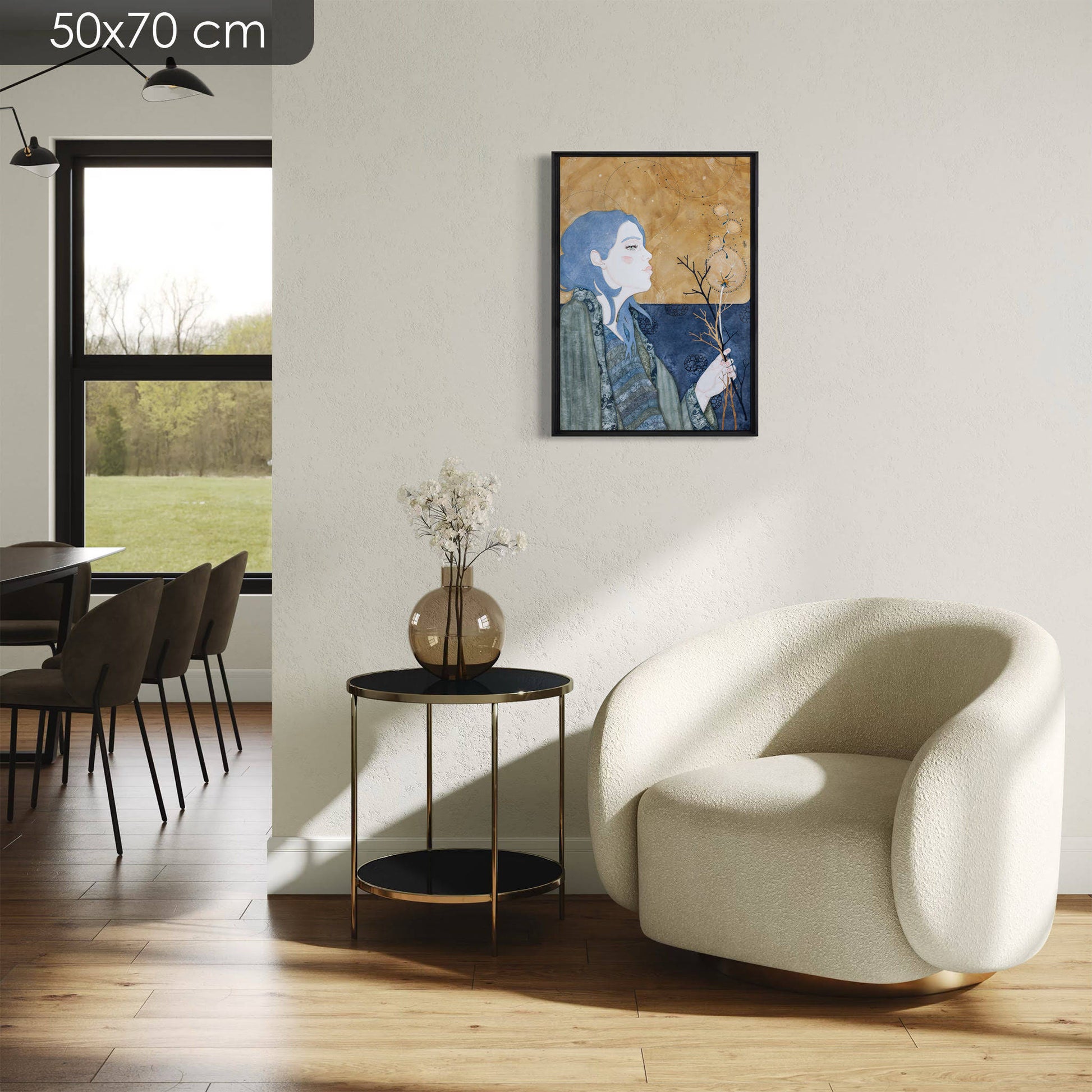 Galerie KLE, Art Deco, Lalou Kraffe, portraits féminins et poésie à Honfleur, Pont-Aven, Auray