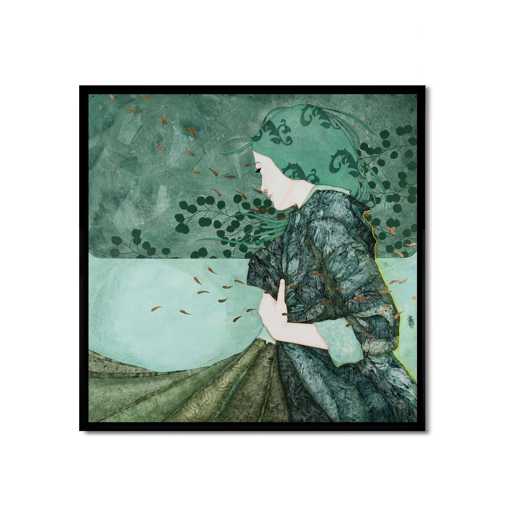 Galerie KLE, Lalou Kraffe, femme, portrait, poésie, vulnérabilité et modernité, Normandie et Bretagne