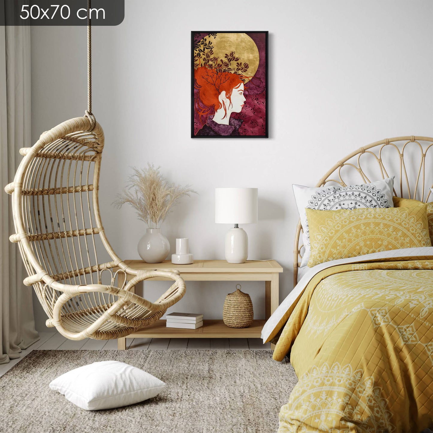 Normandie et Bretagne, portrait féminin moderne, automne et joie, peinture contemporaine