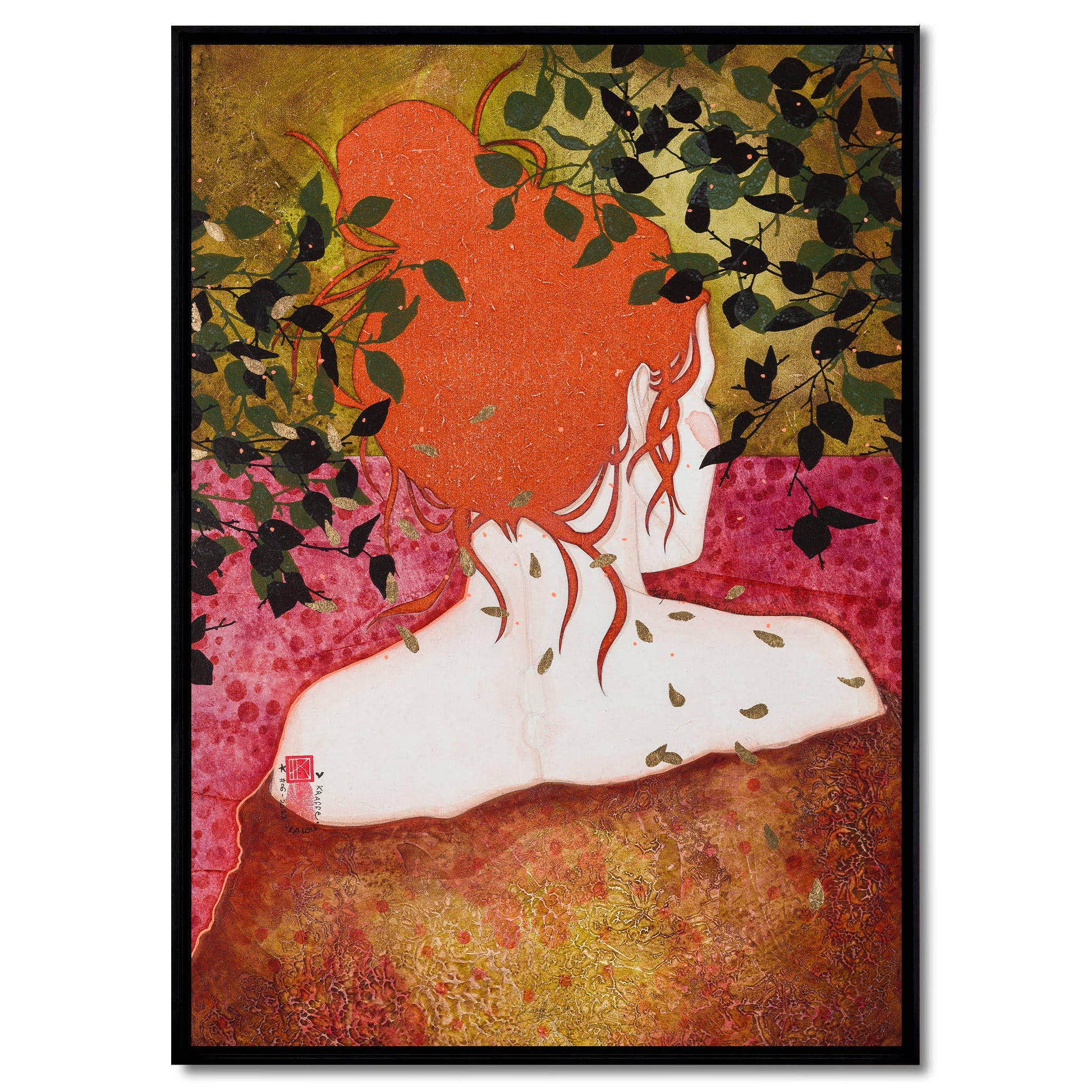 Galerie KLE, Lalou Kraffe, Normandie, Bretagne, Portrait féminin moderne, Délicatesse