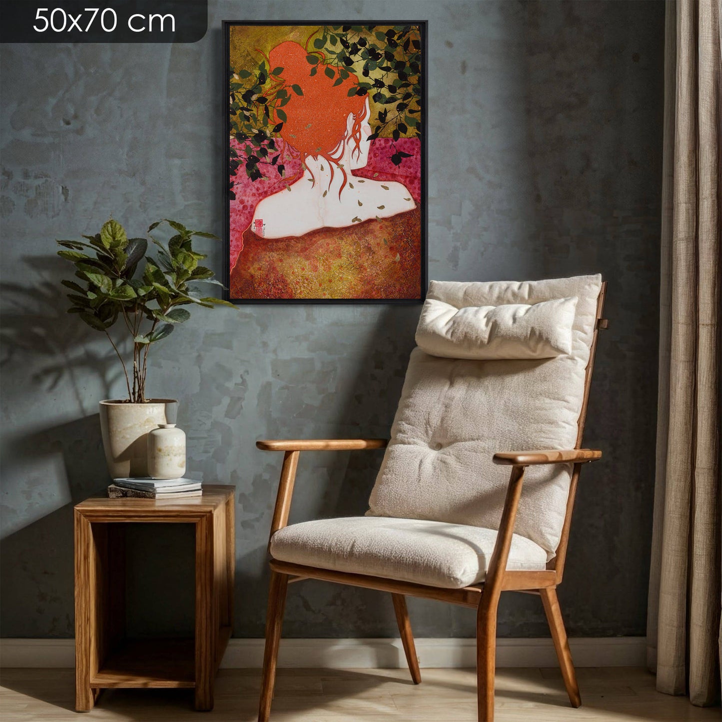 Galerie KLE, Lalou Kraffe, Normandie, Bretagne, Portrait féminin moderne, Délicatesse