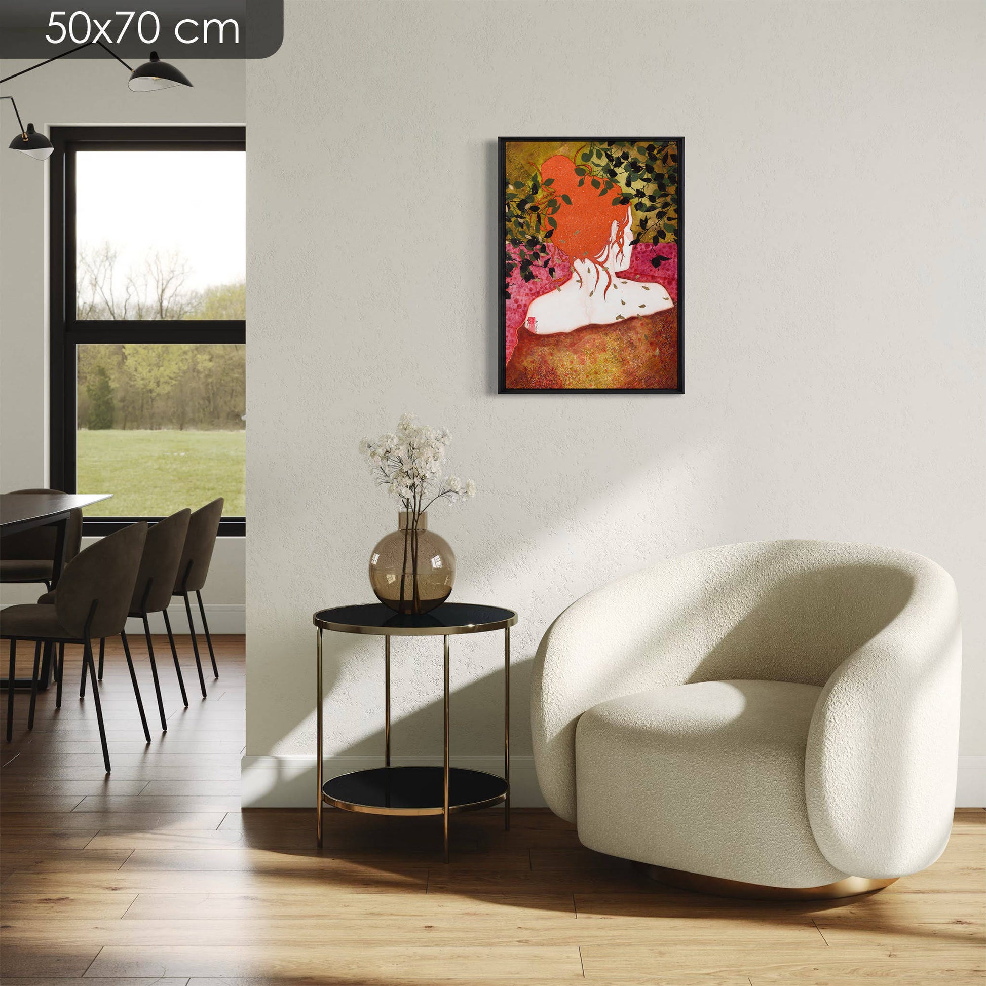 Galerie KLE, Lalou Kraffe, Normandie, Bretagne, Portrait féminin moderne, Délicatesse