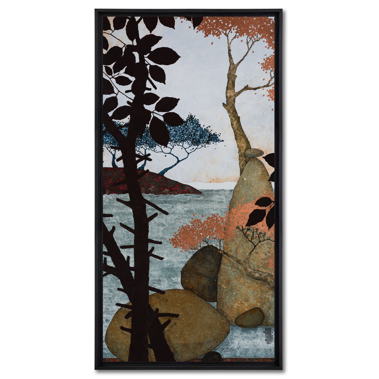Paysage japonisant figuratif, mouvement arts and craft, contemplation et poésie en Bretagne et Normandie
