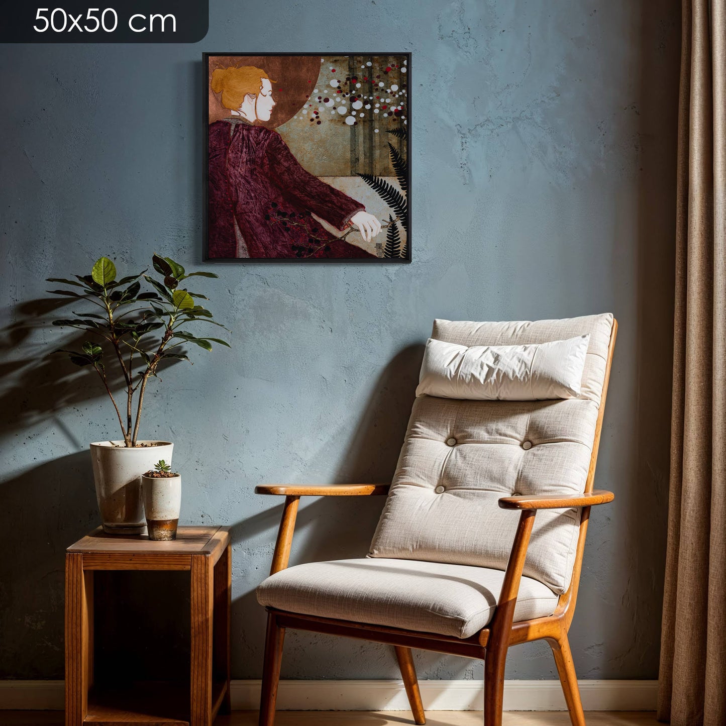 Portrait de femme, artiste peintre femme, douceur, apaisement et poésie en Normandie et Bretagne