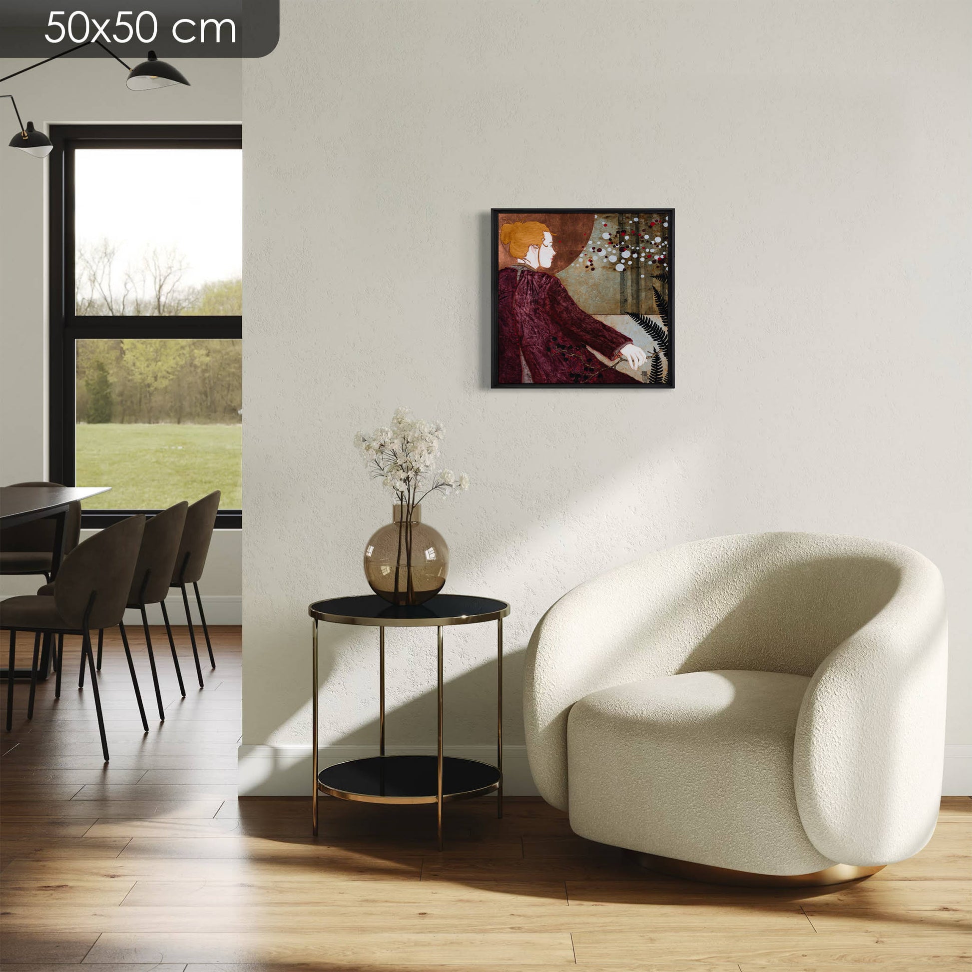 Portrait de femme, artiste peintre femme, douceur, apaisement et poésie en Normandie et Bretagne