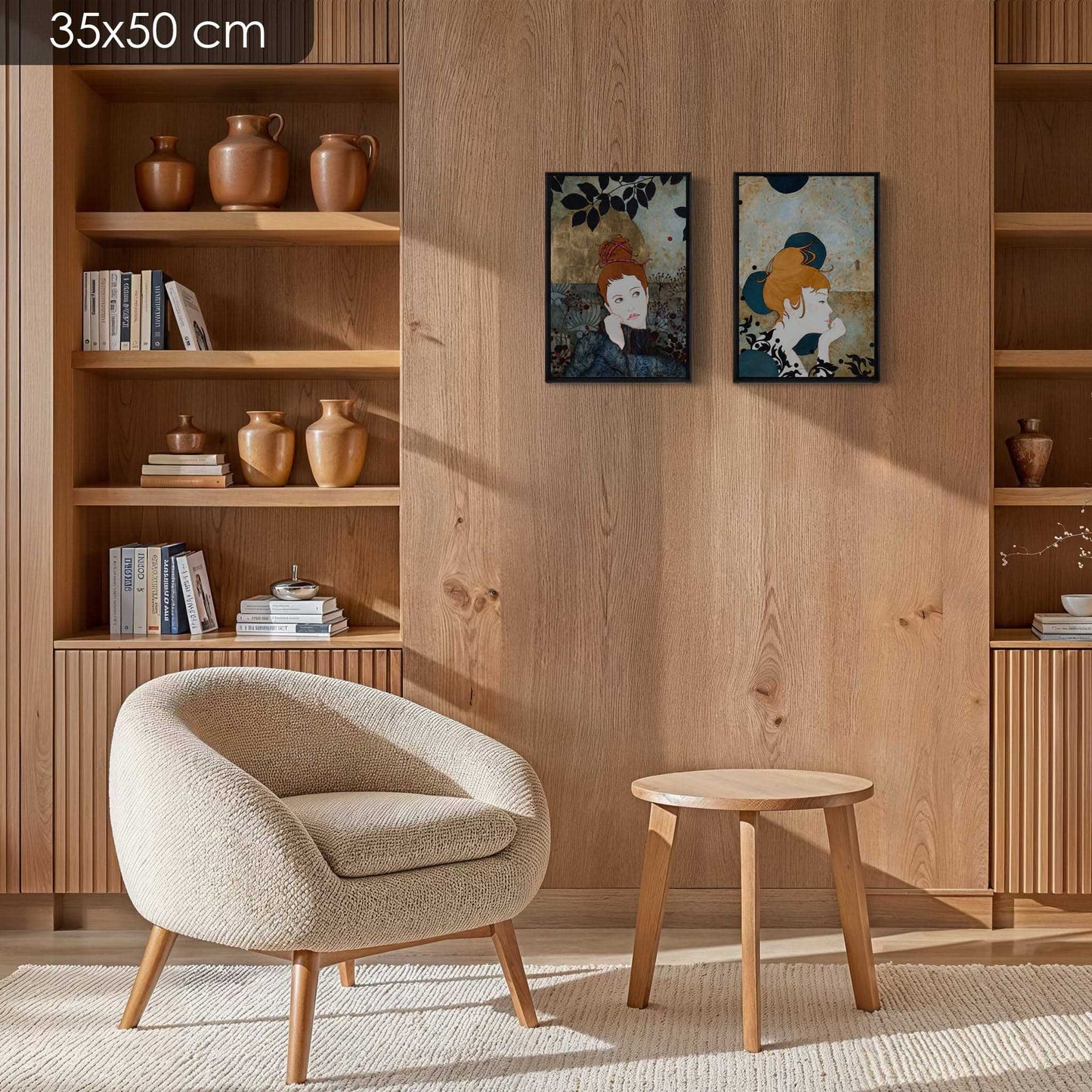 Galerie KLE, portrait féminin de Lalou Kraffe, rêveuse, regard poétique, Normandie et Bretagne