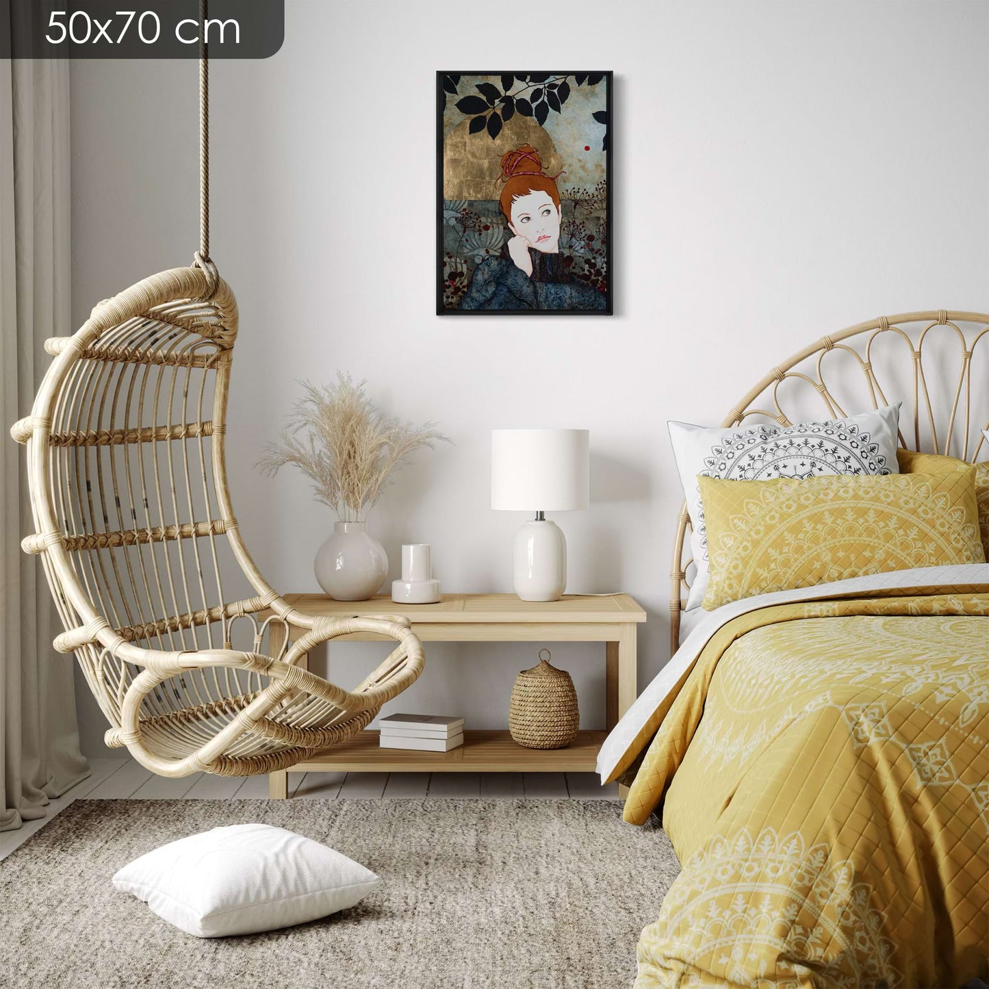 Galerie KLE, Portrait féminin, Lalou Kraffe, Rêveuse, Regard poétique, Normandie, Bretagne