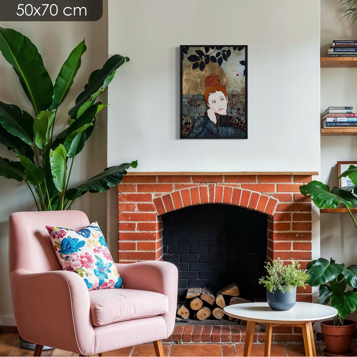 Galerie KLE, Portrait féminin, Lalou Kraffe, Rêveuse, Regard poétique, Normandie, Bretagne