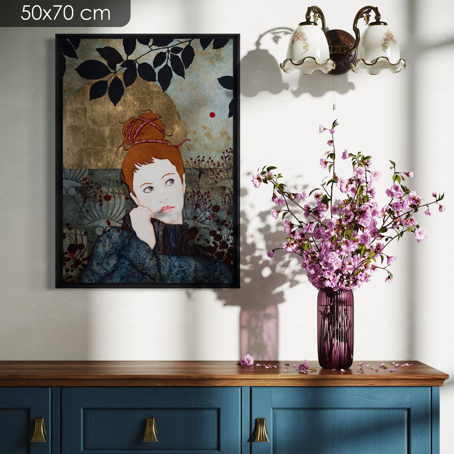 Galerie KLE, Portrait féminin, Lalou Kraffe, Rêveuse, Regard poétique, Normandie, Bretagne