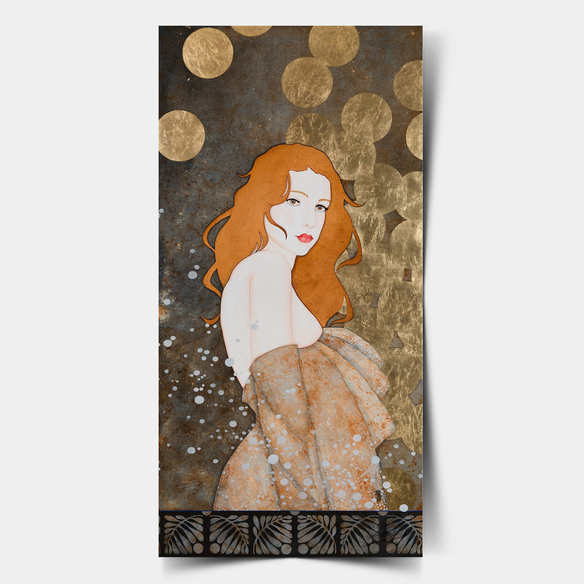 « Je file au bain, tu viens? » — tirage seul 30 × 60 cm, gabarit édition d’art — Lalou Kraffe