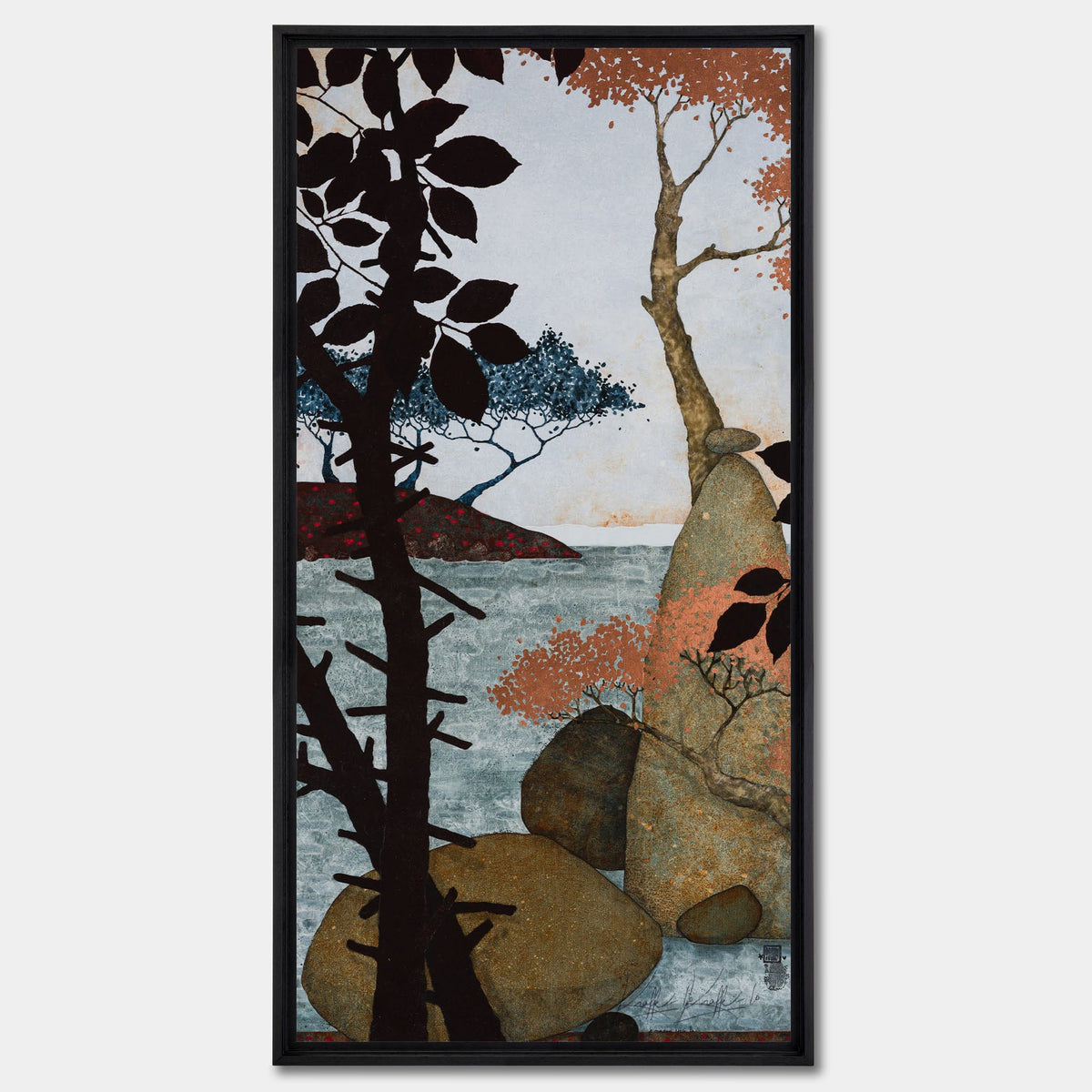 Paysage japonisant figuratif, mouvement arts and craft, contemplation et poésie en Bretagne et Normandie